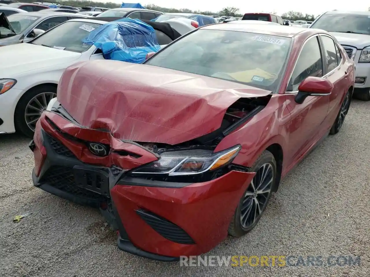 2 Photograph of a damaged car 4T1M11AK3LU392825 TOYOTA CAMRY 2020