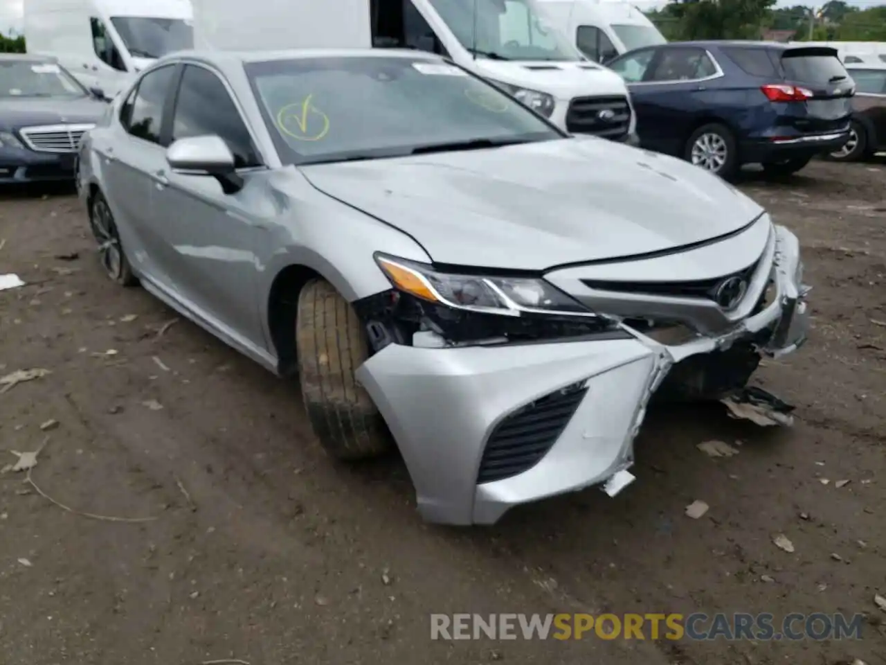 1 Photograph of a damaged car 4T1M11AK6LU394696 TOYOTA CAMRY 2020