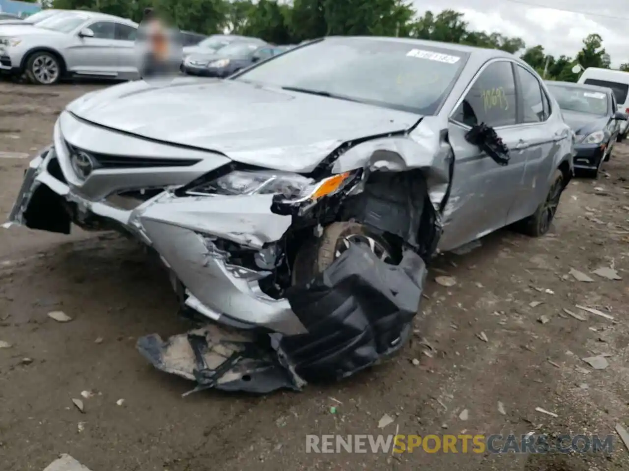 2 Photograph of a damaged car 4T1M11AK6LU394696 TOYOTA CAMRY 2020