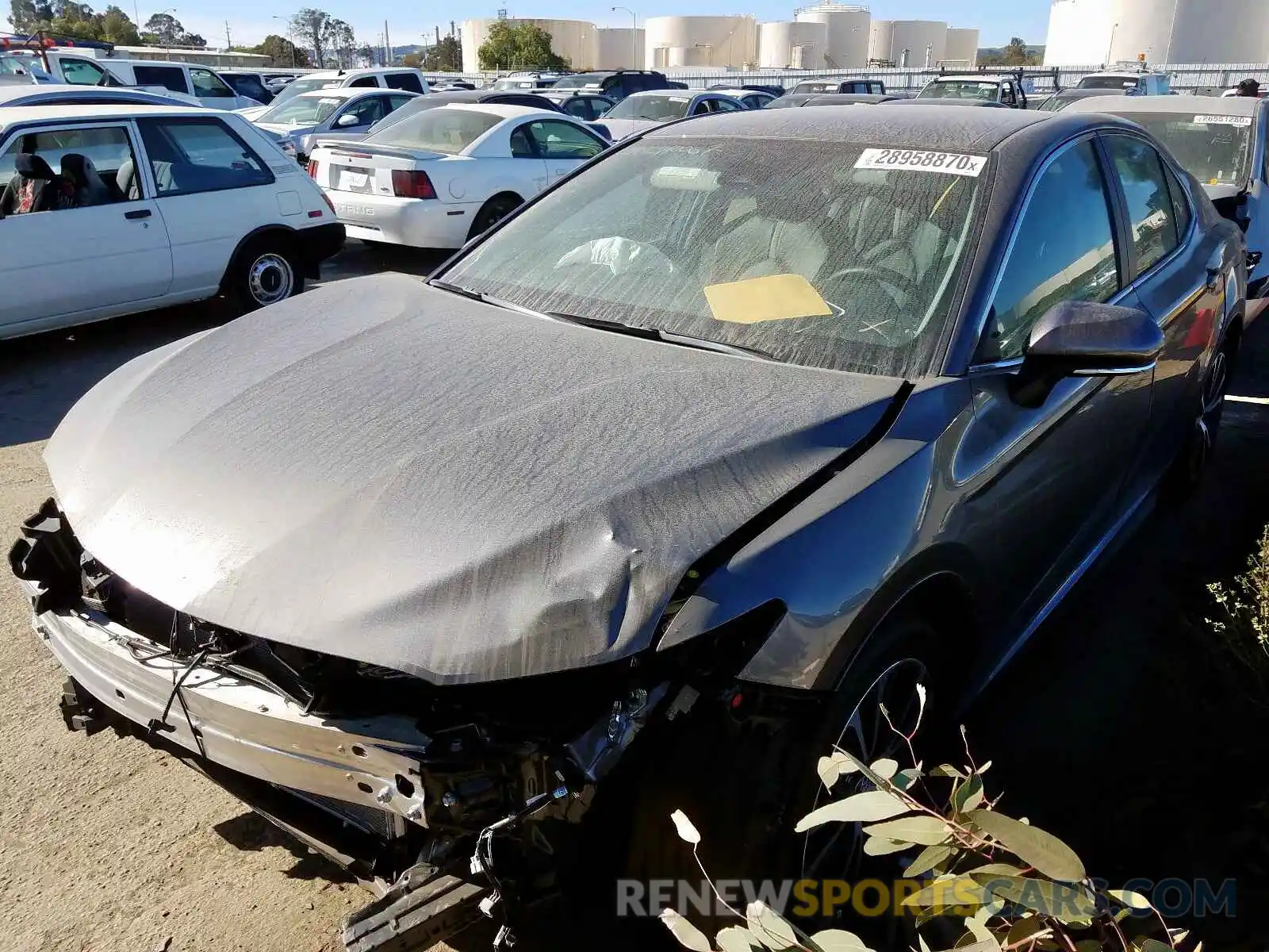 2 Photograph of a damaged car 4T1M11AK6LU862474 TOYOTA CAMRY 2020