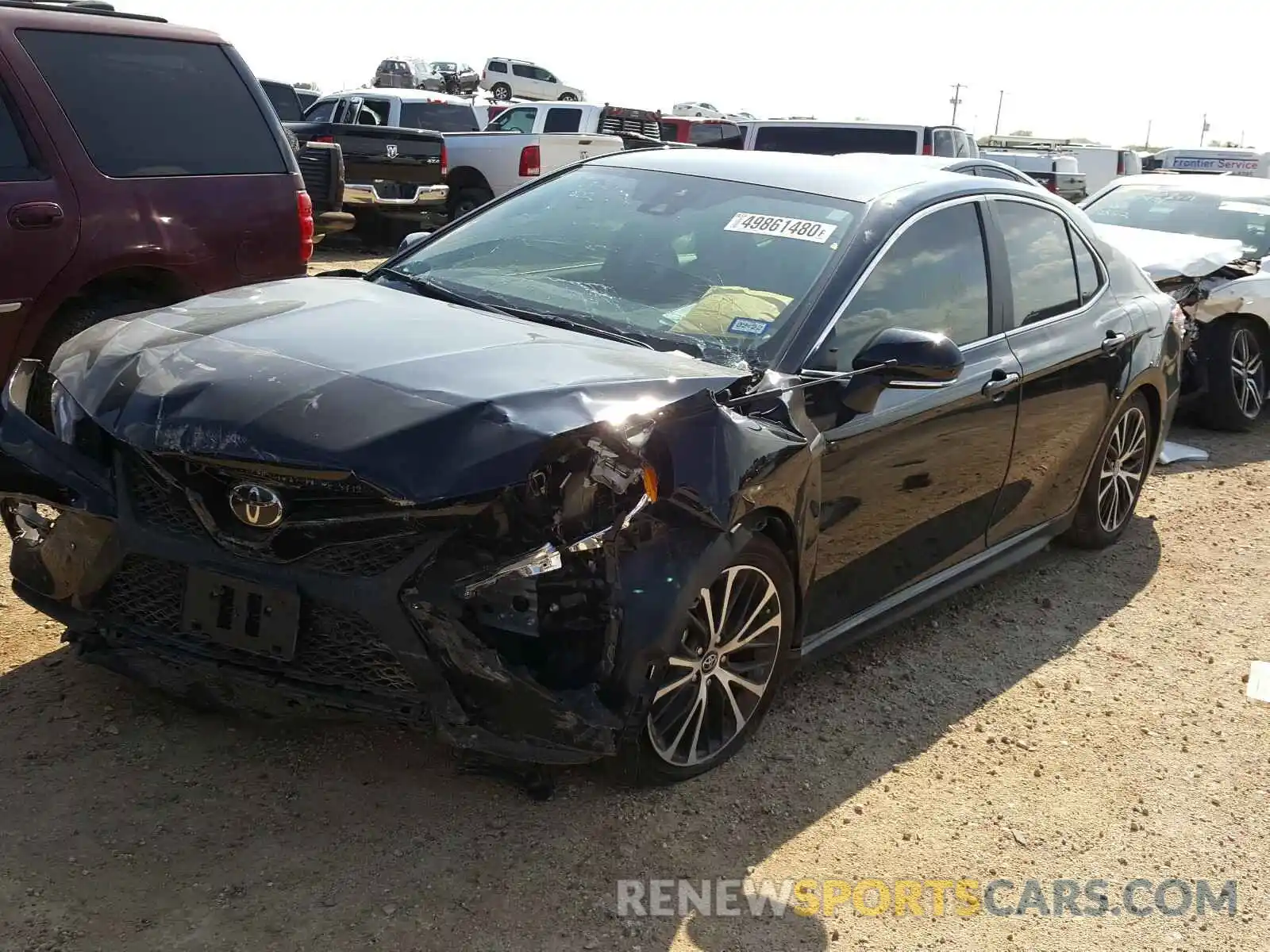 2 Photograph of a damaged car 4T1M11AK7LU923766 TOYOTA CAMRY 2020