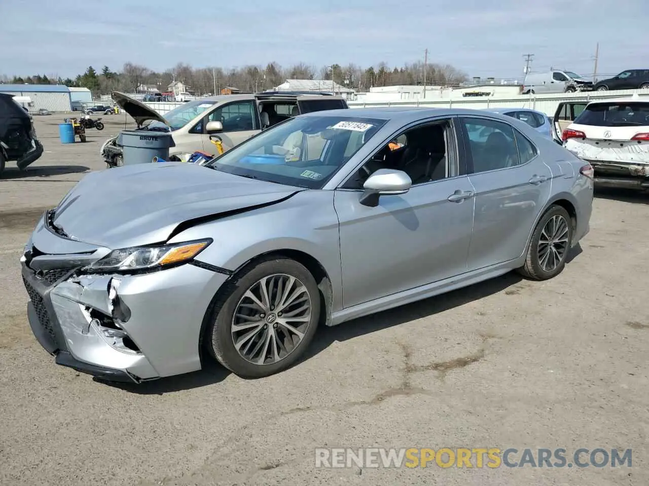 1 Photograph of a damaged car 4T1M11AK8LU910878 TOYOTA CAMRY 2020
