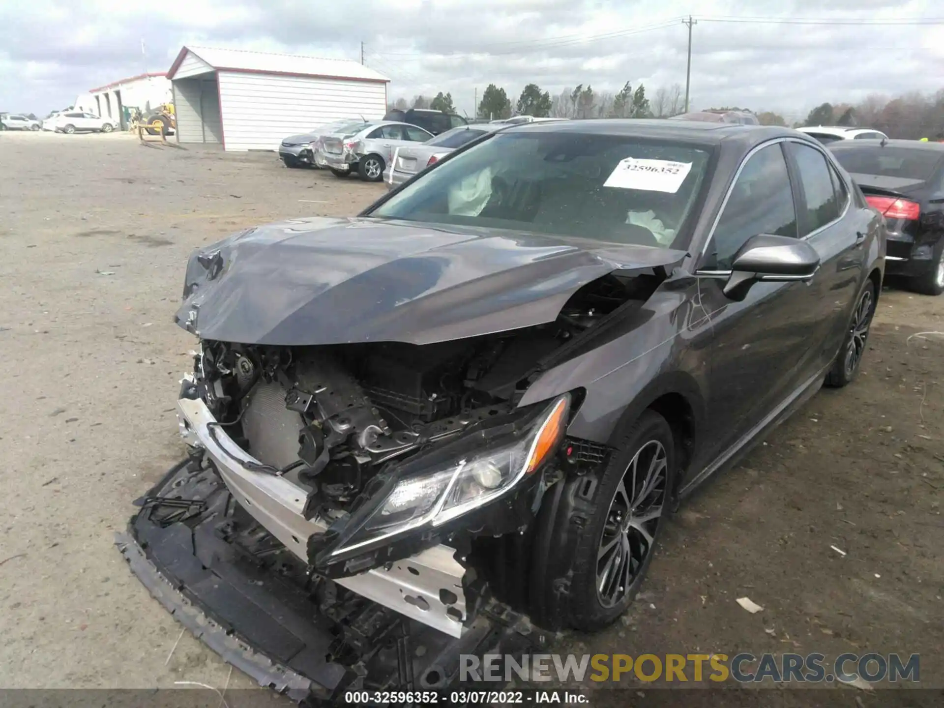 2 Photograph of a damaged car 4T1M11AK9LU953741 TOYOTA CAMRY 2020