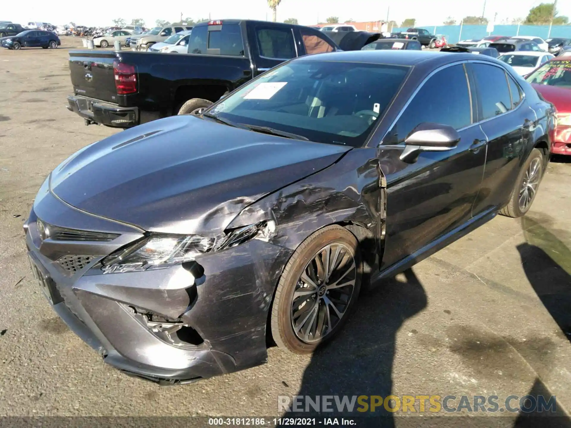 2 Photograph of a damaged car 4T1M11AK9LU989624 TOYOTA CAMRY 2020