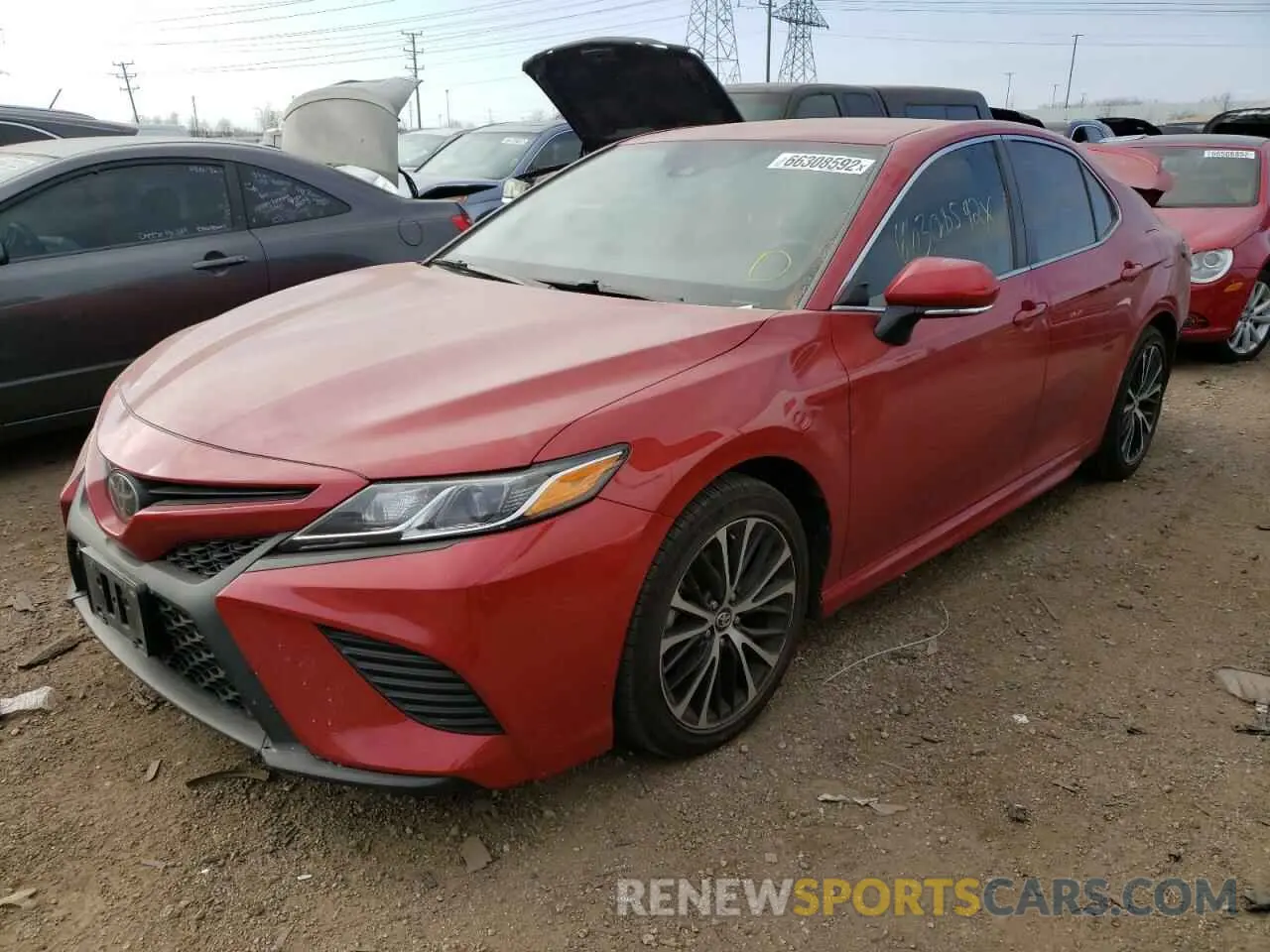 2 Photograph of a damaged car 4T1M11AKXLU313523 TOYOTA CAMRY 2020