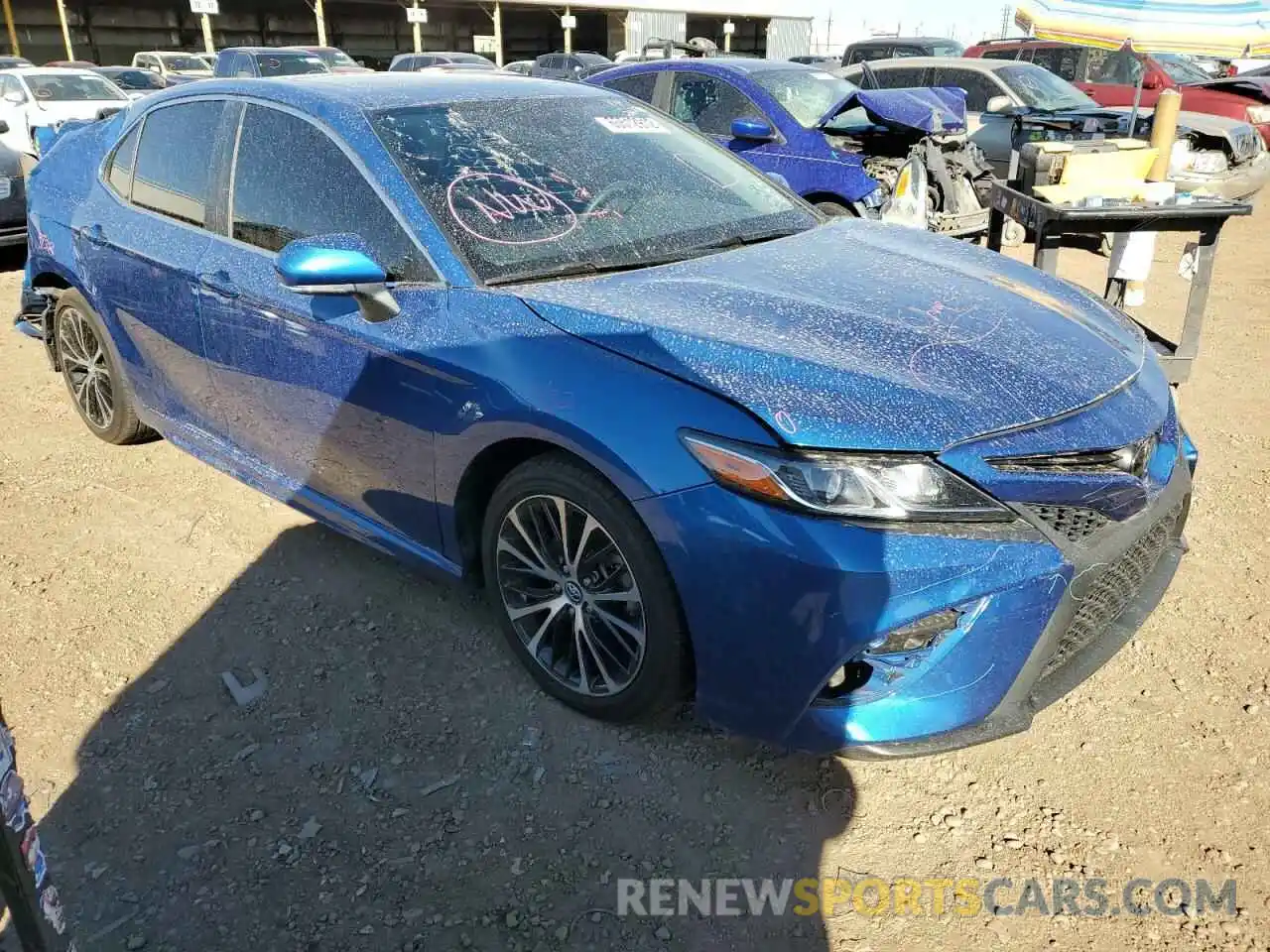 1 Photograph of a damaged car 4T1M11AKXLU315675 TOYOTA CAMRY 2020