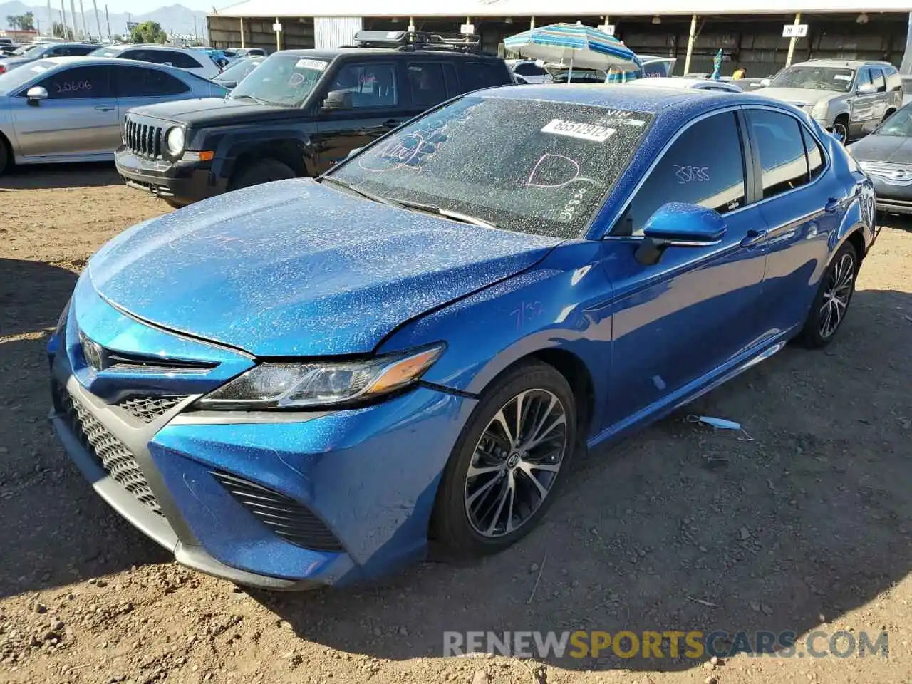 2 Photograph of a damaged car 4T1M11AKXLU315675 TOYOTA CAMRY 2020