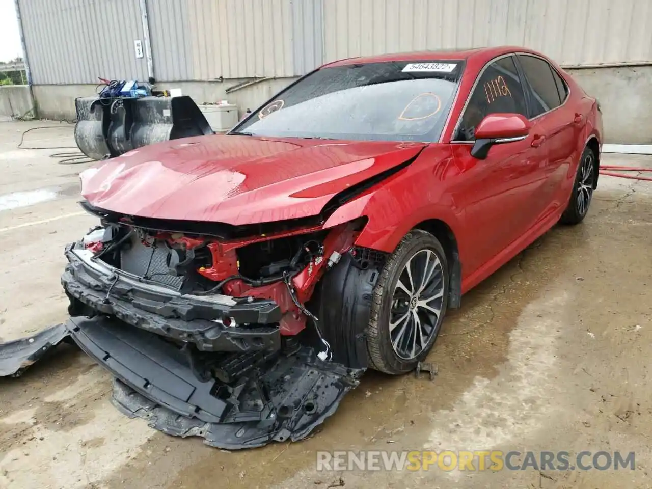 2 Photograph of a damaged car 4T1M11AKXLU393521 TOYOTA CAMRY 2020