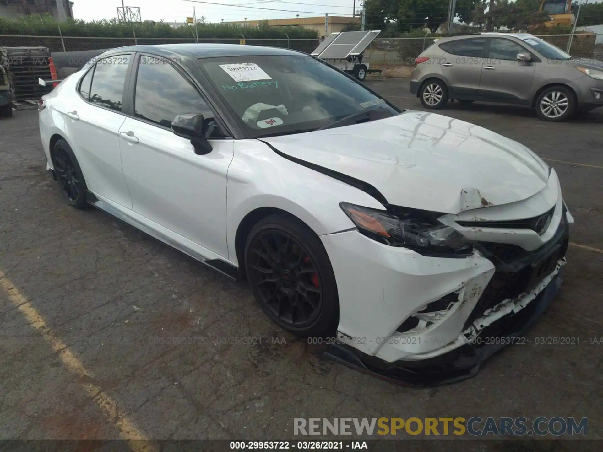 1 Photograph of a damaged car 4T1NZ1AK0LU037866 TOYOTA CAMRY 2020