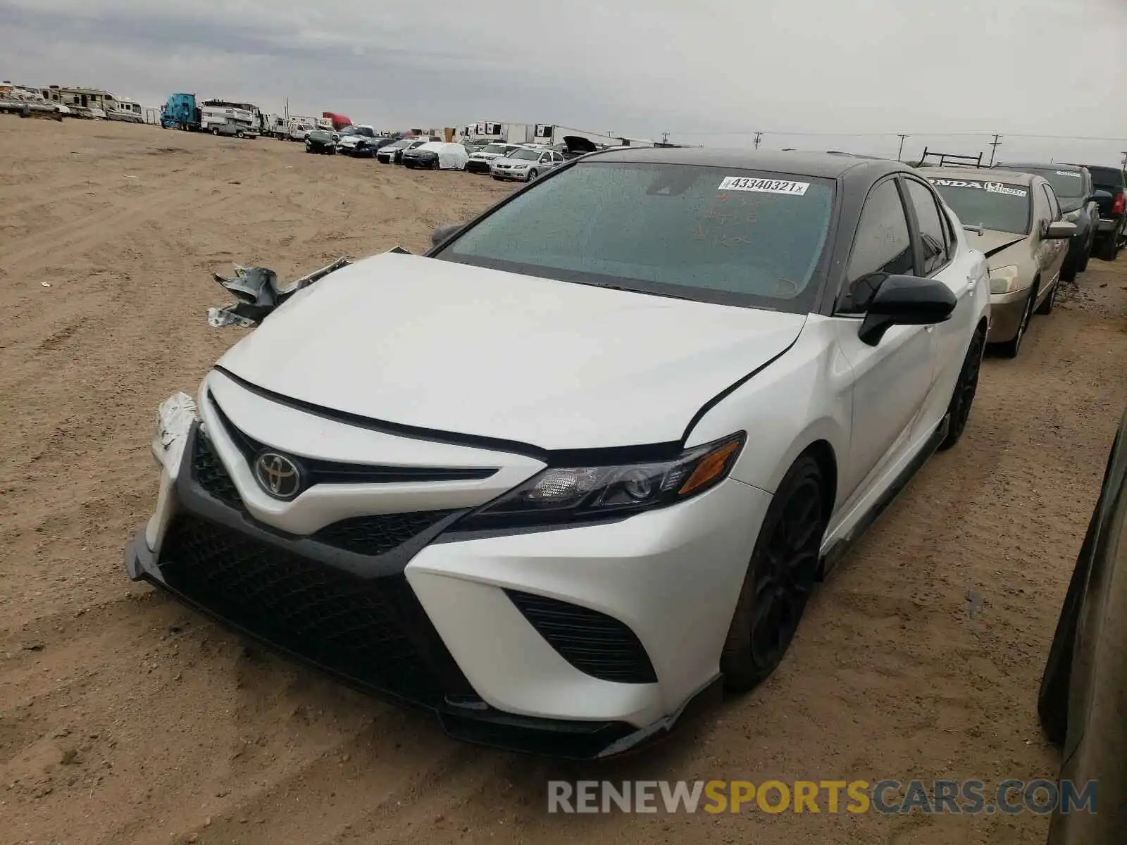 2 Photograph of a damaged car 4T1NZ1AK0LU045093 TOYOTA CAMRY 2020