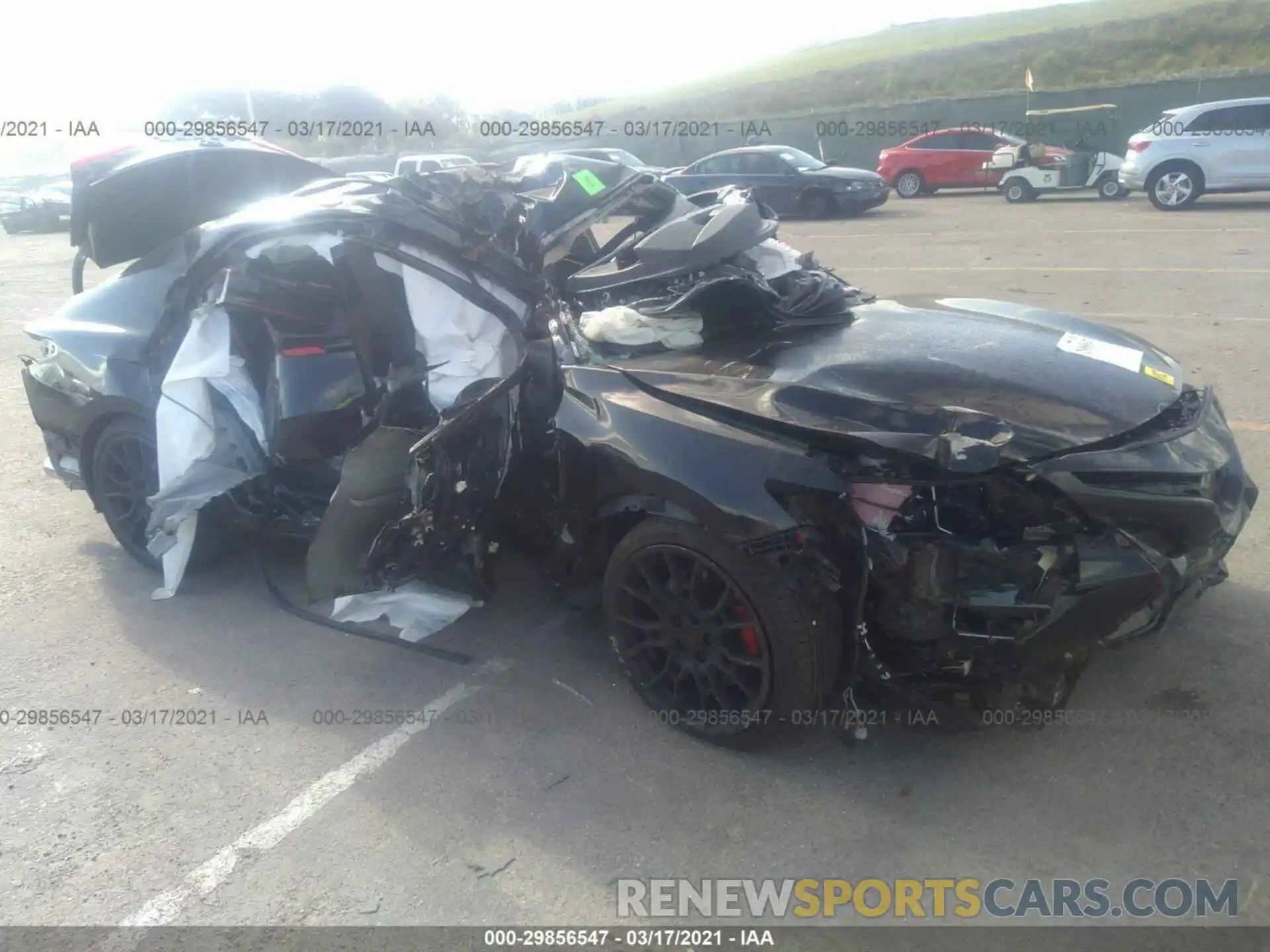 1 Photograph of a damaged car 4T1NZ1AK2LU042423 TOYOTA CAMRY 2020