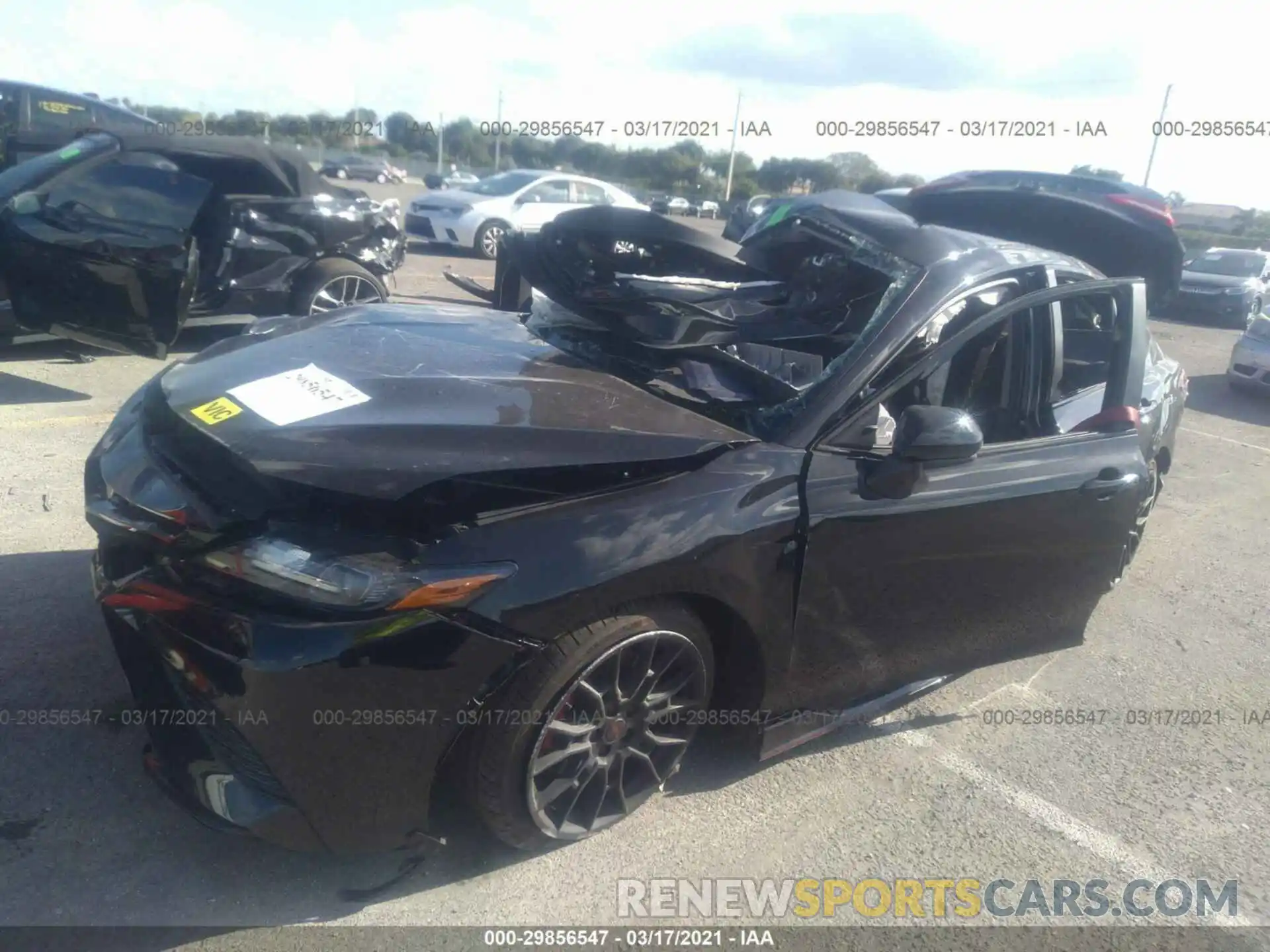 2 Photograph of a damaged car 4T1NZ1AK2LU042423 TOYOTA CAMRY 2020