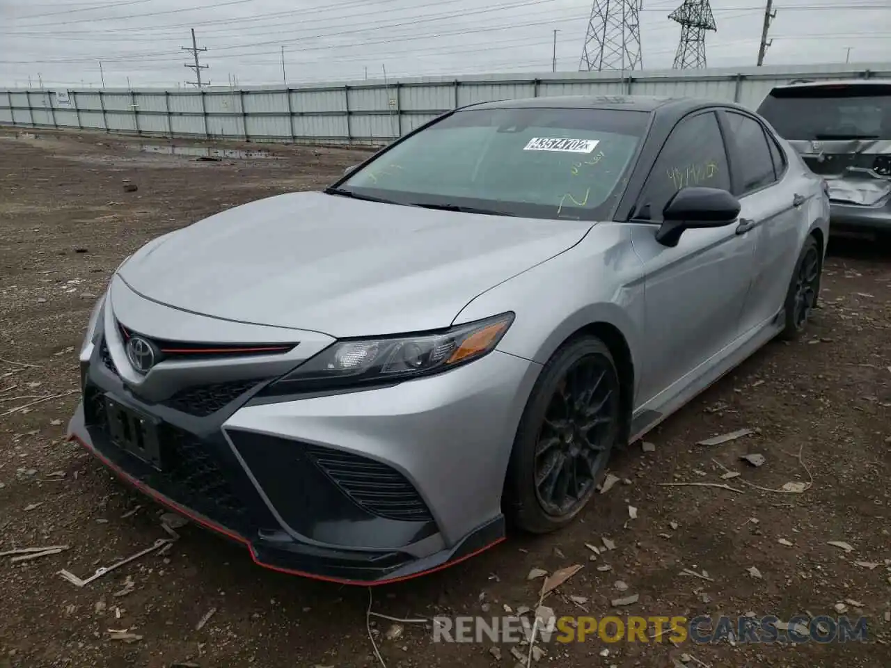 2 Photograph of a damaged car 4T1NZ1AK4LU034890 TOYOTA CAMRY 2020