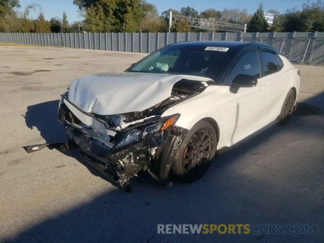 2 Photograph of a damaged car 4T1NZ1AK4LU041905 TOYOTA CAMRY 2020