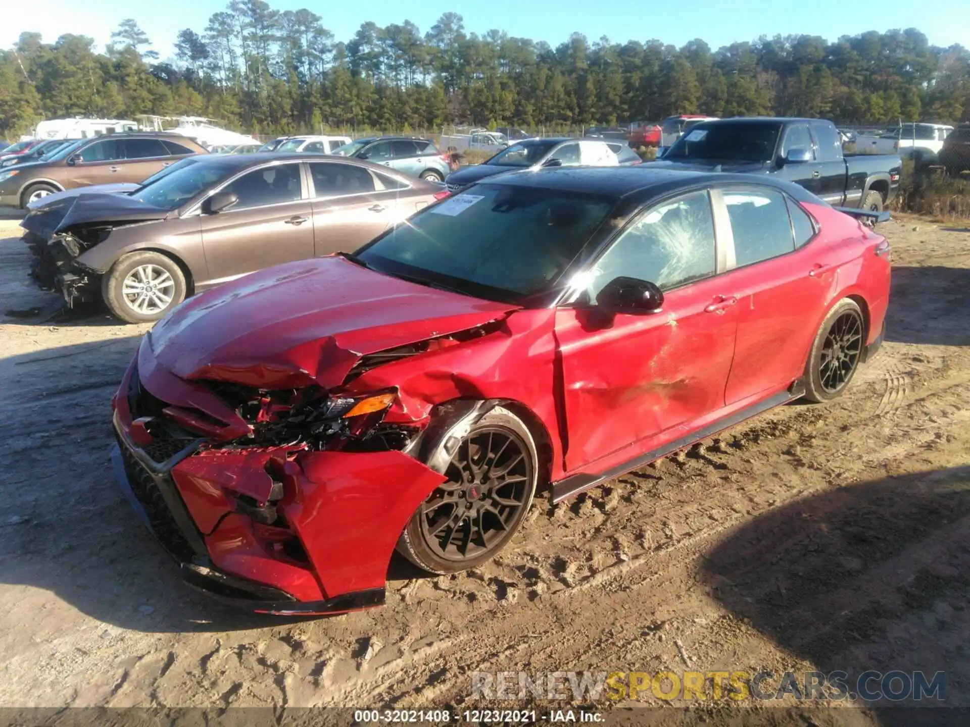 2 Photograph of a damaged car 4T1NZ1AK4LU043217 TOYOTA CAMRY 2020