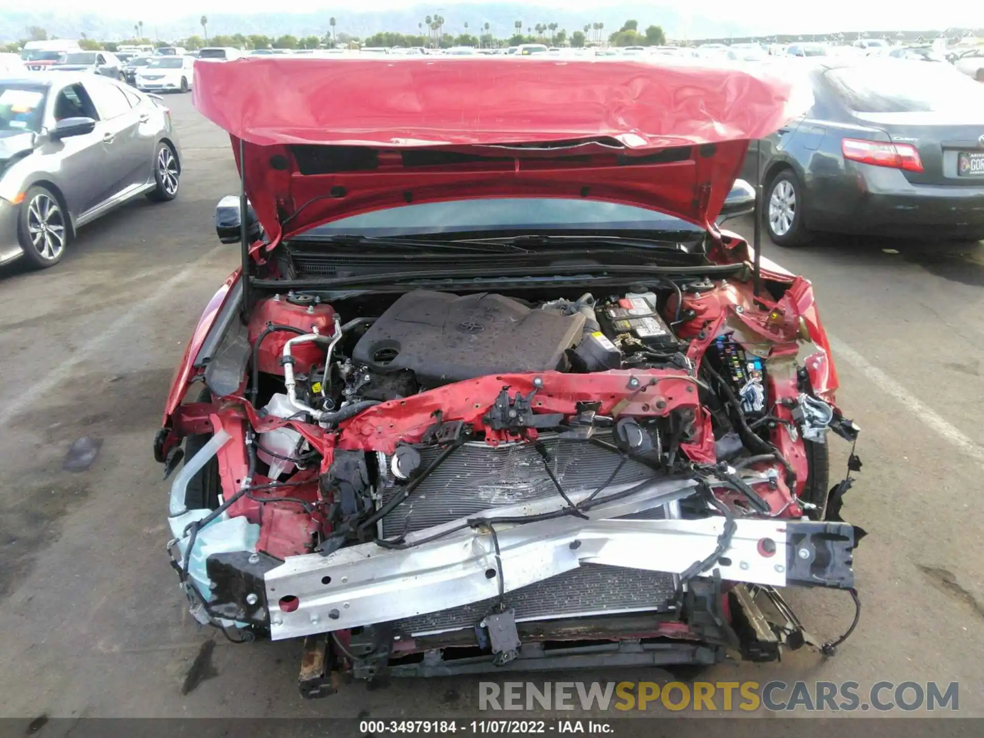 6 Photograph of a damaged car 4T1NZ1AK5LU037880 TOYOTA CAMRY 2020