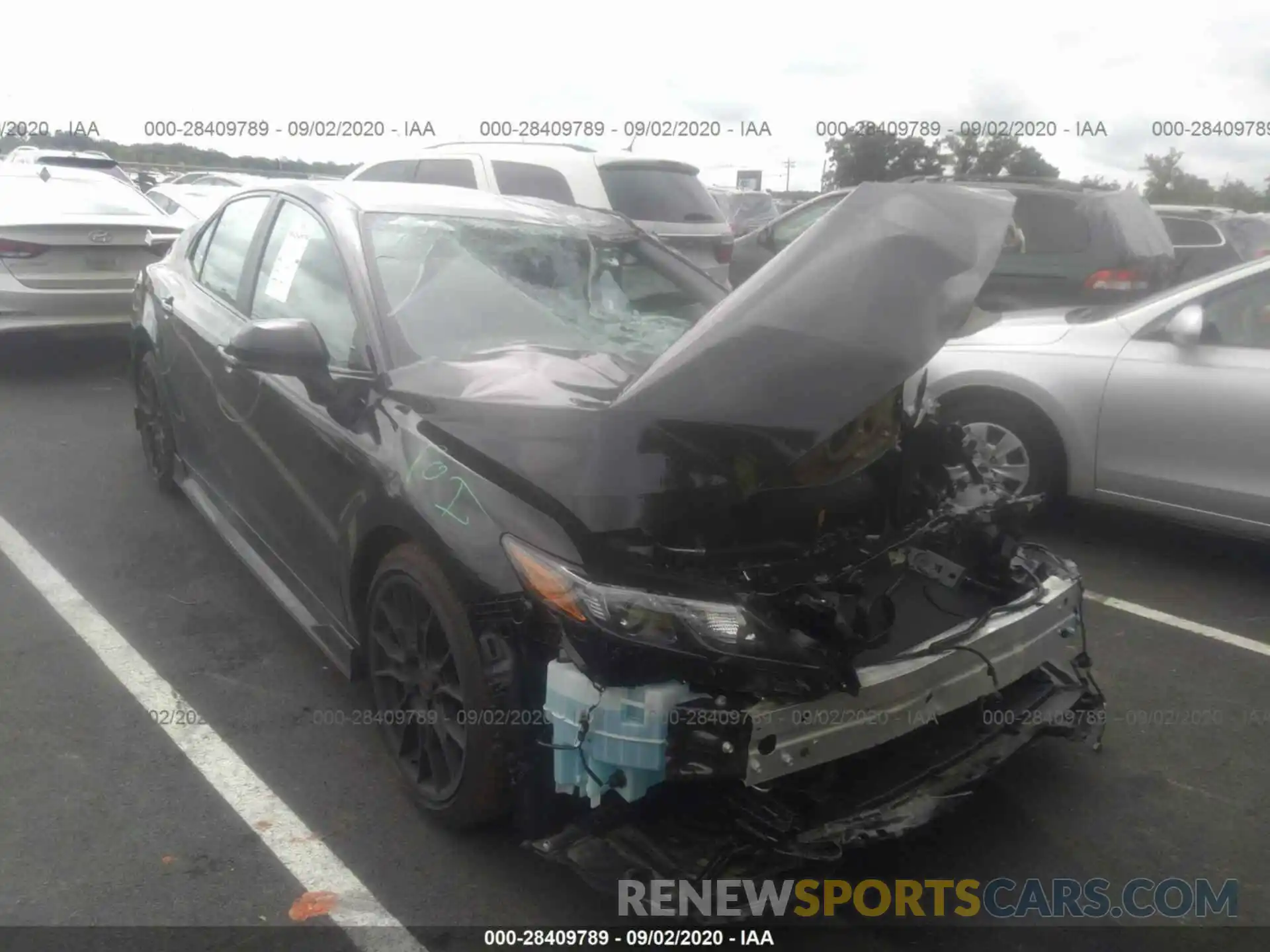 1 Photograph of a damaged car 4T1NZ1AK5LU039127 TOYOTA CAMRY 2020