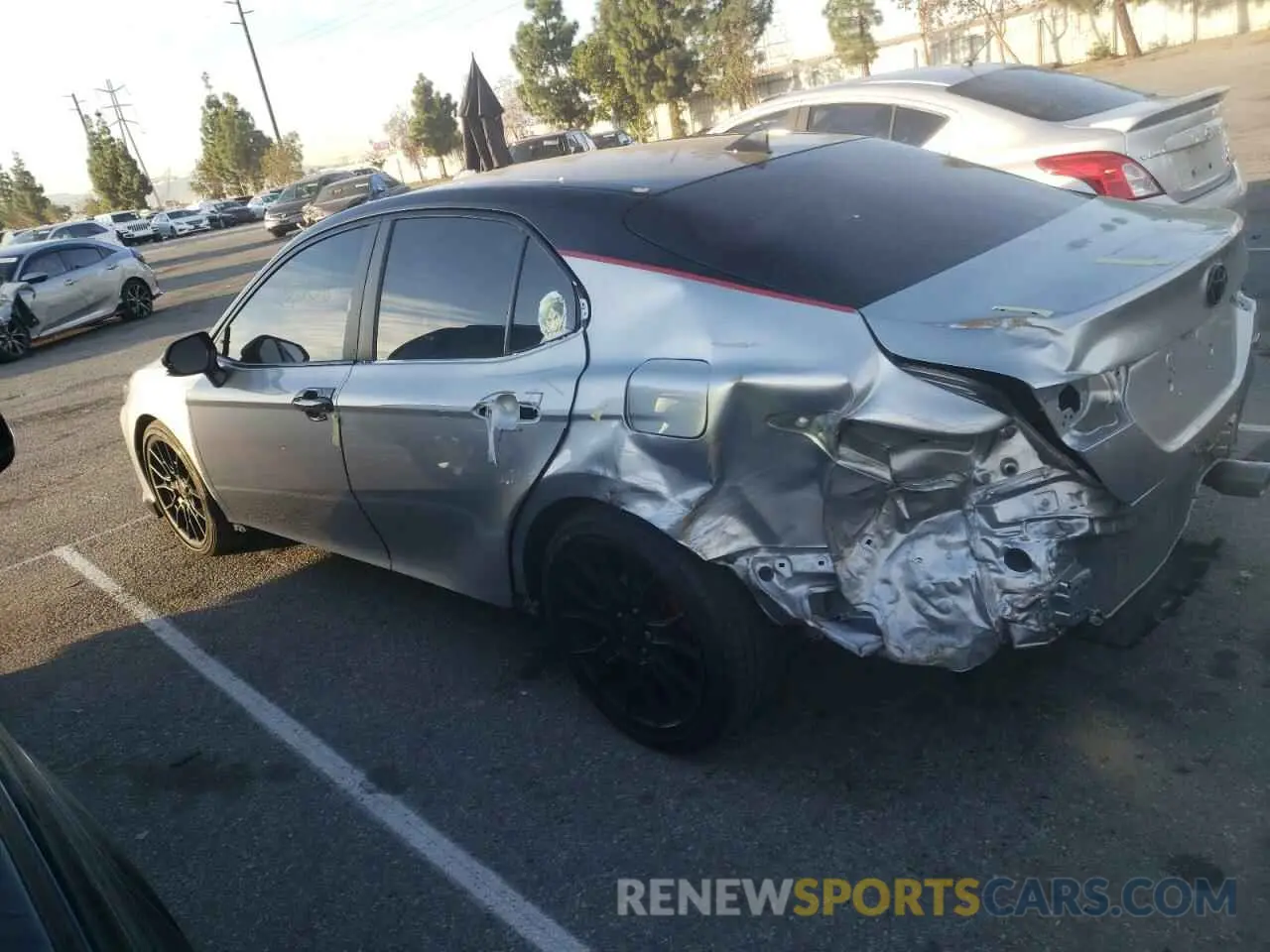 2 Photograph of a damaged car 4T1NZ1AK5LU045896 TOYOTA CAMRY 2020