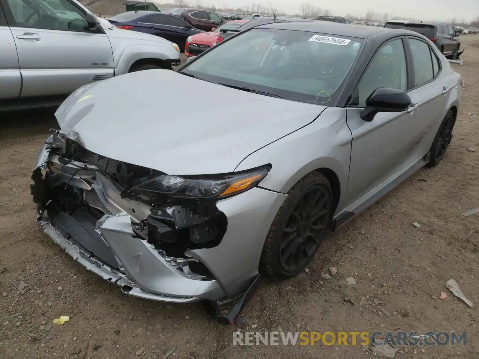 2 Photograph of a damaged car 4T1NZ1AK6LU038634 TOYOTA CAMRY 2020