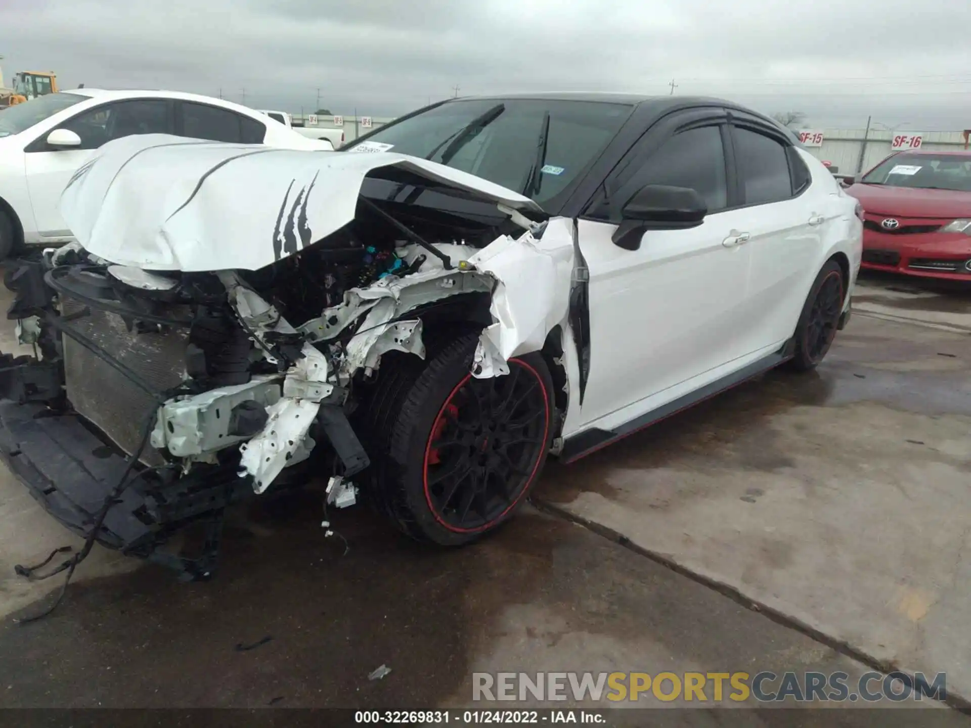 2 Photograph of a damaged car 4T1NZ1AK6LU040965 TOYOTA CAMRY 2020