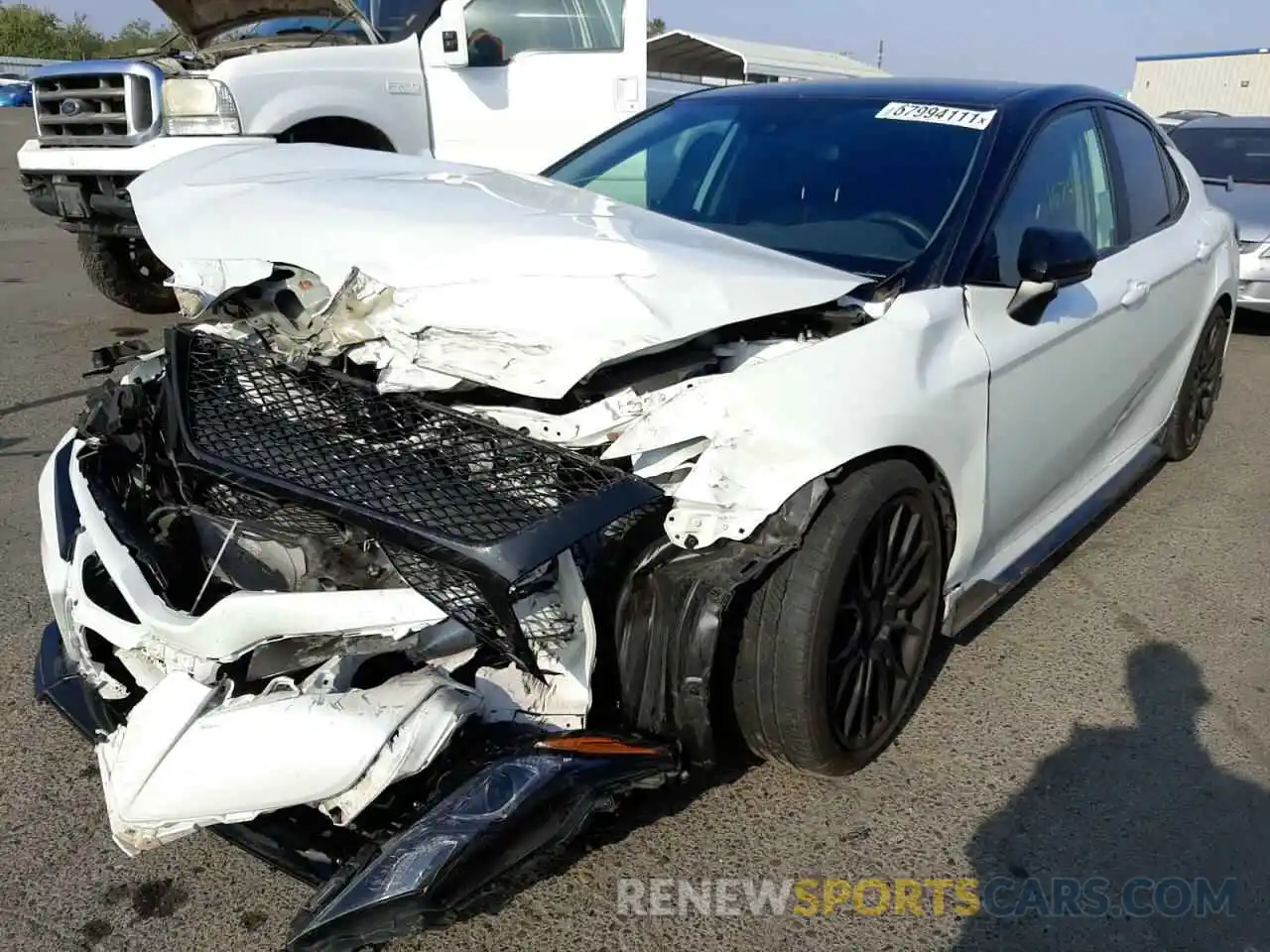 2 Photograph of a damaged car 4T1NZ1AK6LU043672 TOYOTA CAMRY 2020