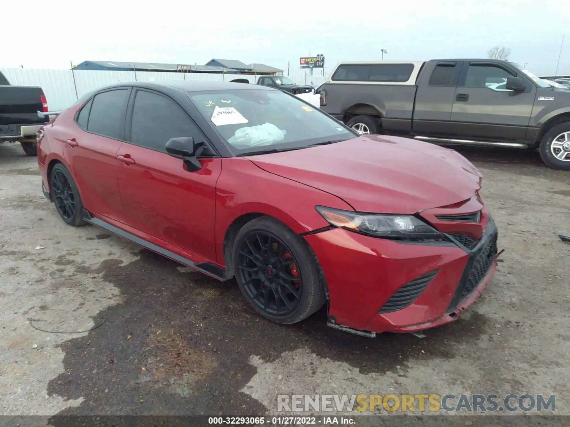 1 Photograph of a damaged car 4T1NZ1AK7LU036763 TOYOTA CAMRY 2020