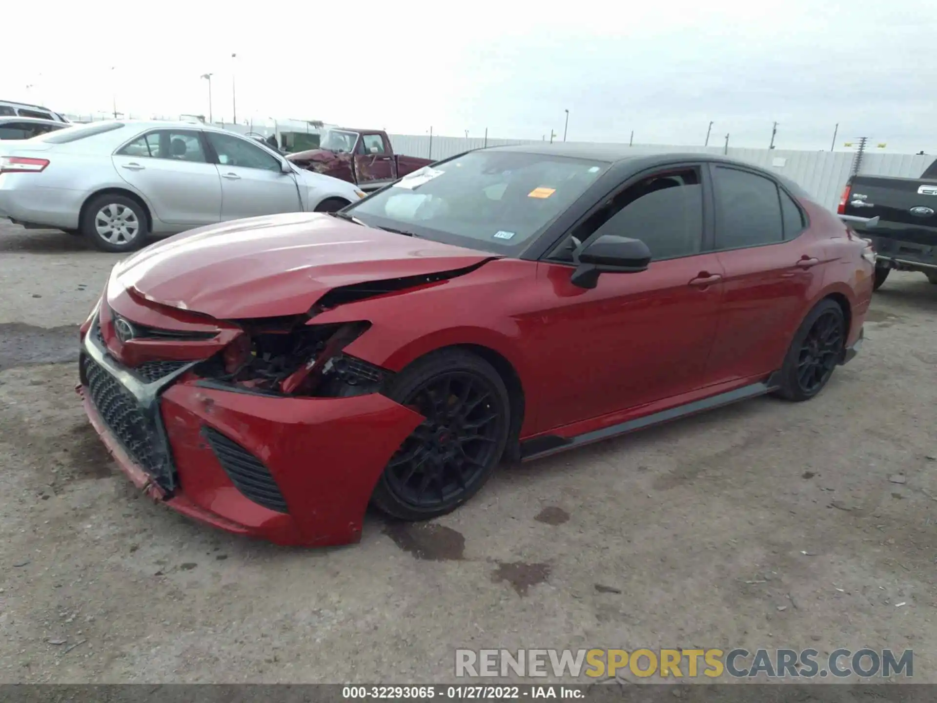 2 Photograph of a damaged car 4T1NZ1AK7LU036763 TOYOTA CAMRY 2020