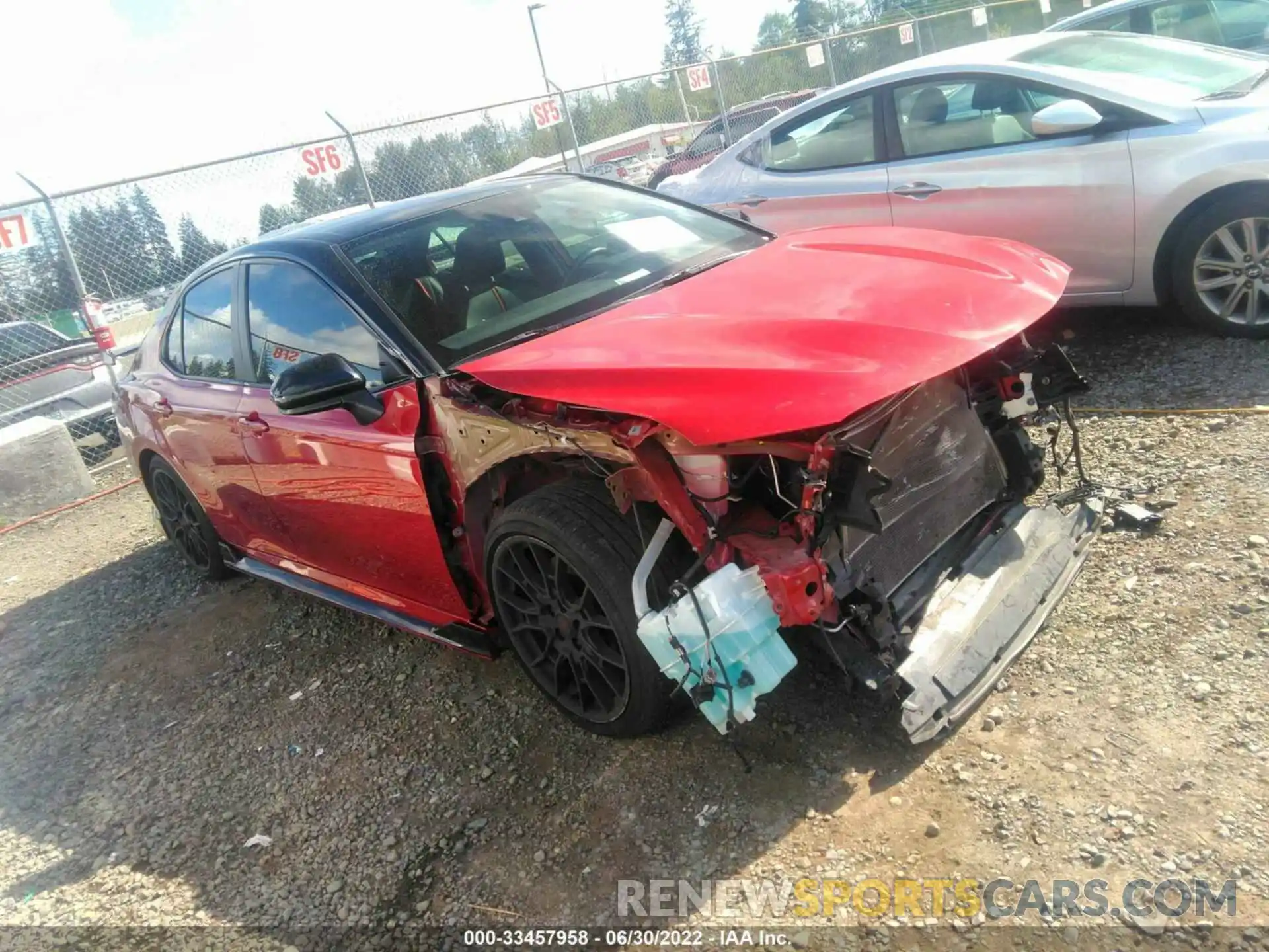 1 Photograph of a damaged car 4T1NZ1AK7LU036911 TOYOTA CAMRY 2020