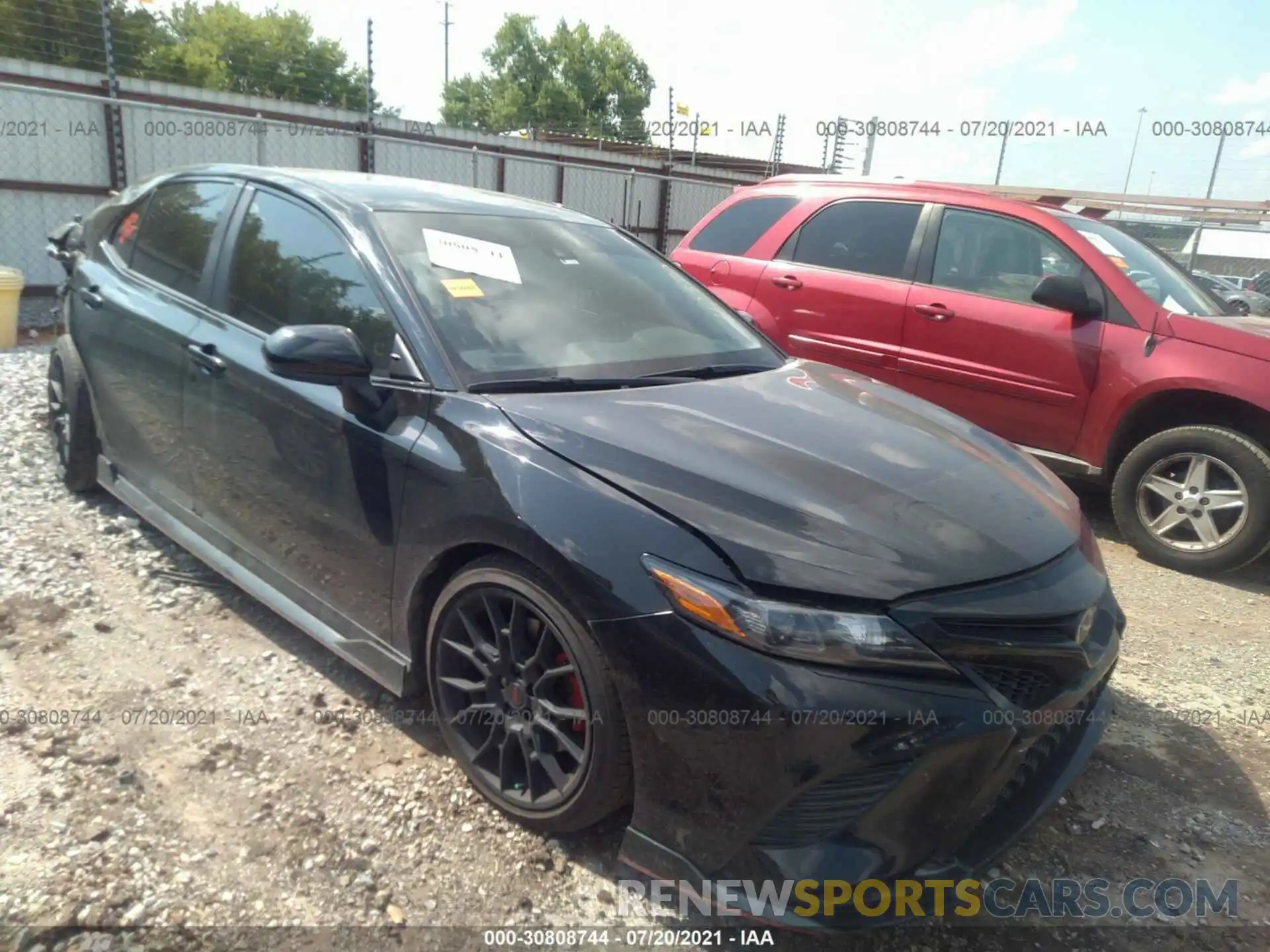 1 Photograph of a damaged car 4T1NZ1AK7LU042370 TOYOTA CAMRY 2020