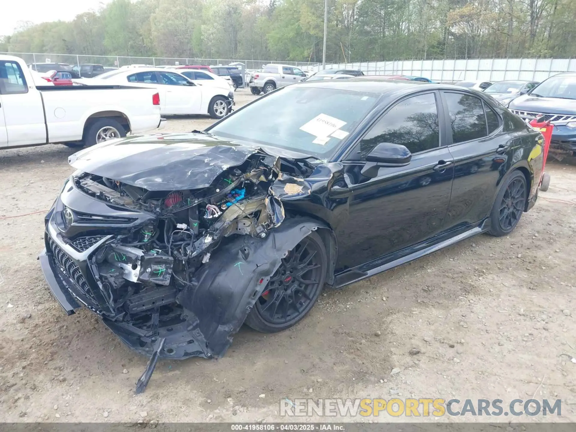 2 Photograph of a damaged car 4T1NZ1AK8LU037114 TOYOTA CAMRY 2020