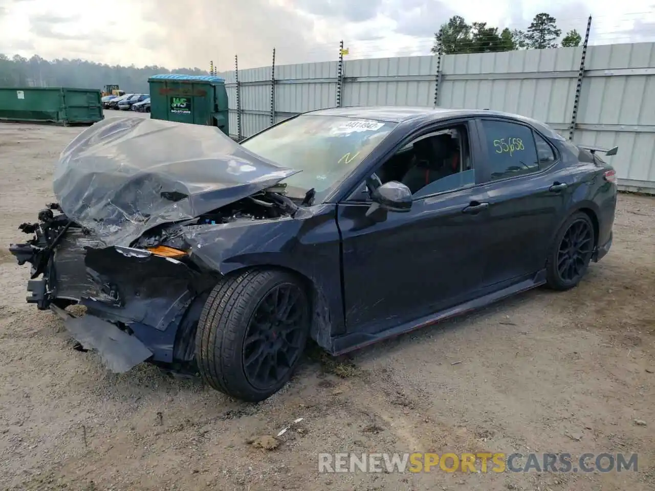 2 Photograph of a damaged car 4T1NZ1AK8LU037453 TOYOTA CAMRY 2020