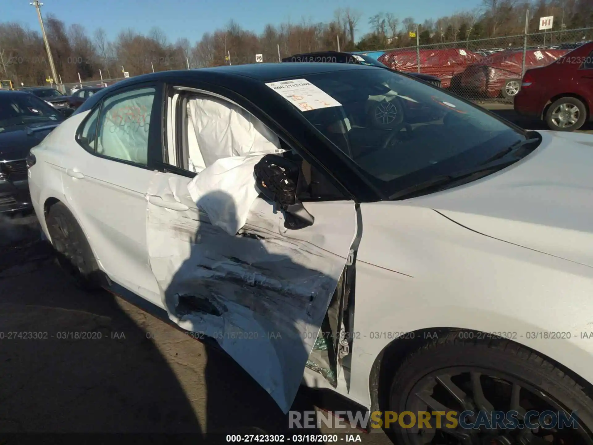 6 Photograph of a damaged car 4T1NZ1AK9LU033735 TOYOTA CAMRY 2020