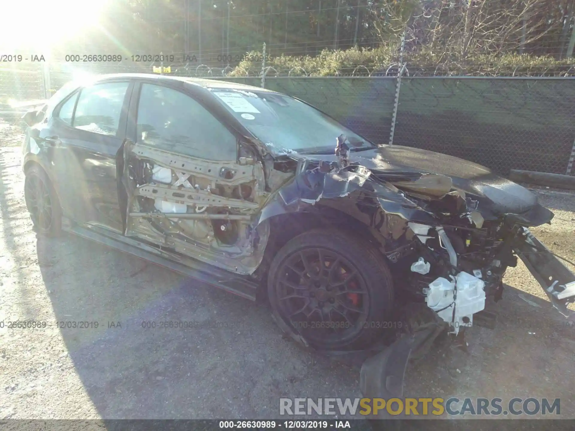 1 Photograph of a damaged car 4T1NZ1AK9LU034125 TOYOTA CAMRY 2020