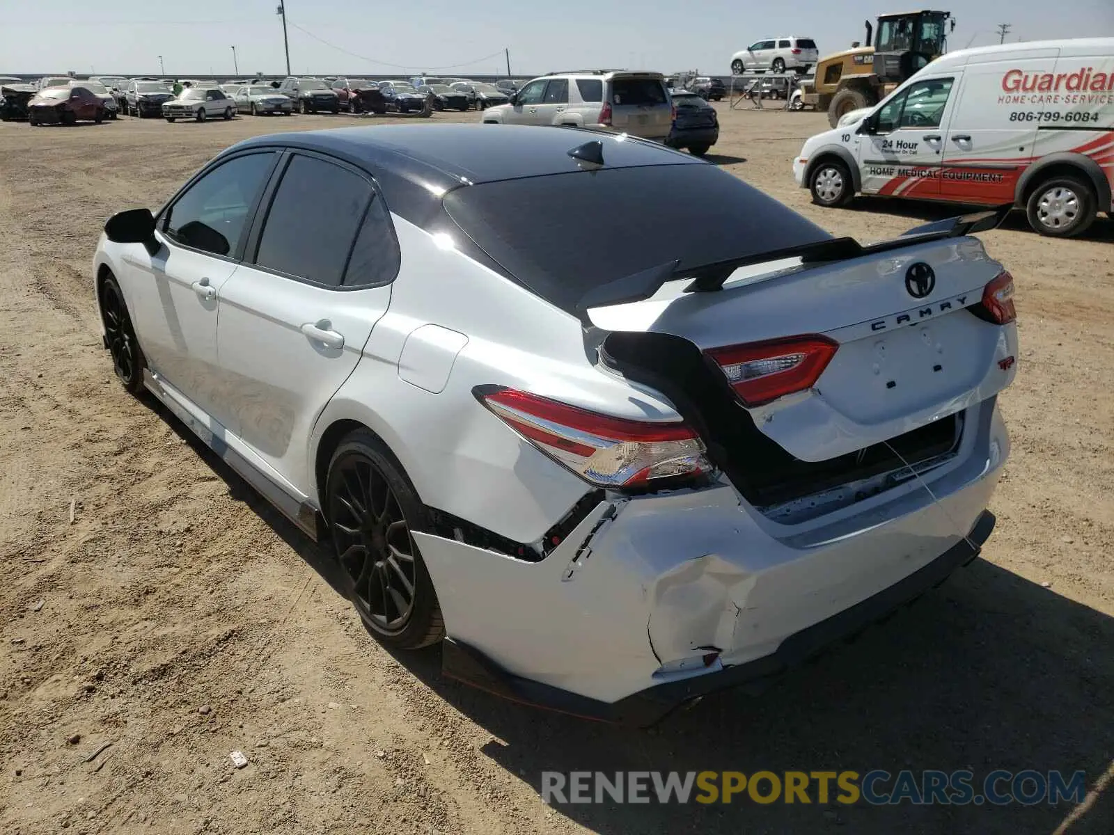3 Photograph of a damaged car 4T1NZ1AK9LU044038 TOYOTA CAMRY 2020