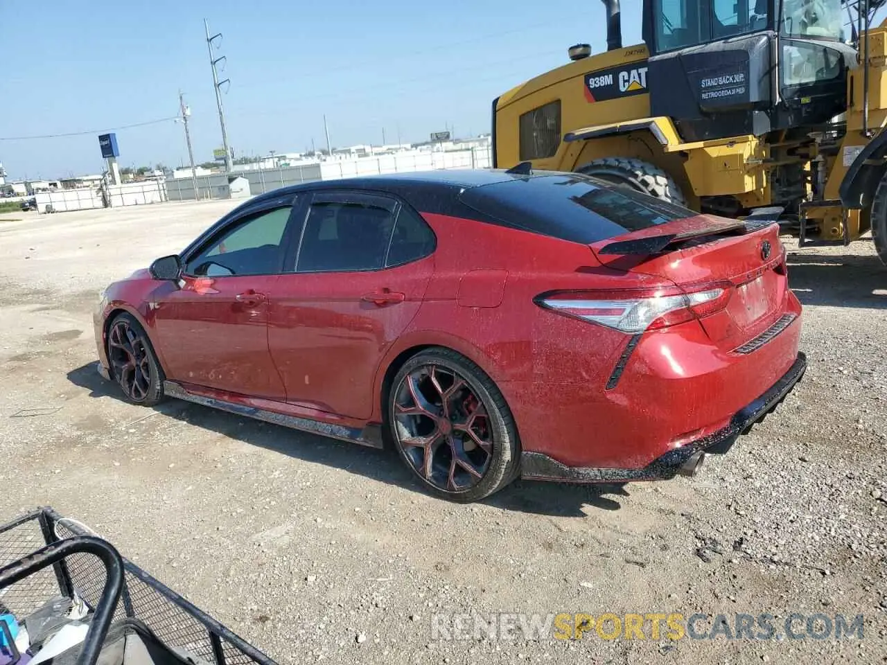2 Photograph of a damaged car 4T1NZ1AKXLU037115 TOYOTA CAMRY 2020