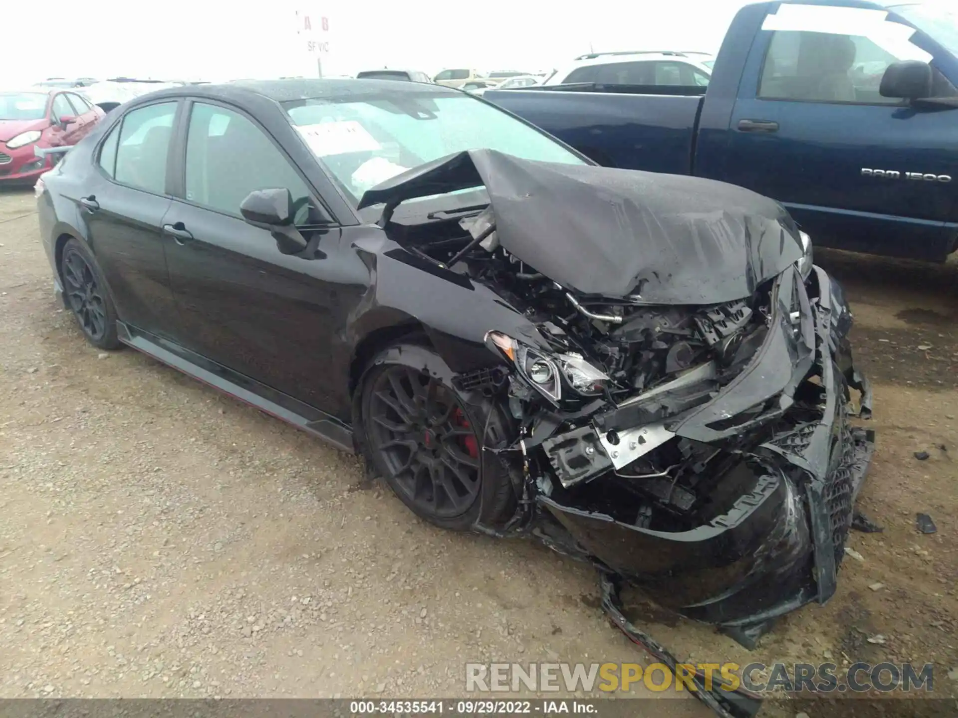 1 Photograph of a damaged car 4T1NZ1AKXLU038636 TOYOTA CAMRY 2020