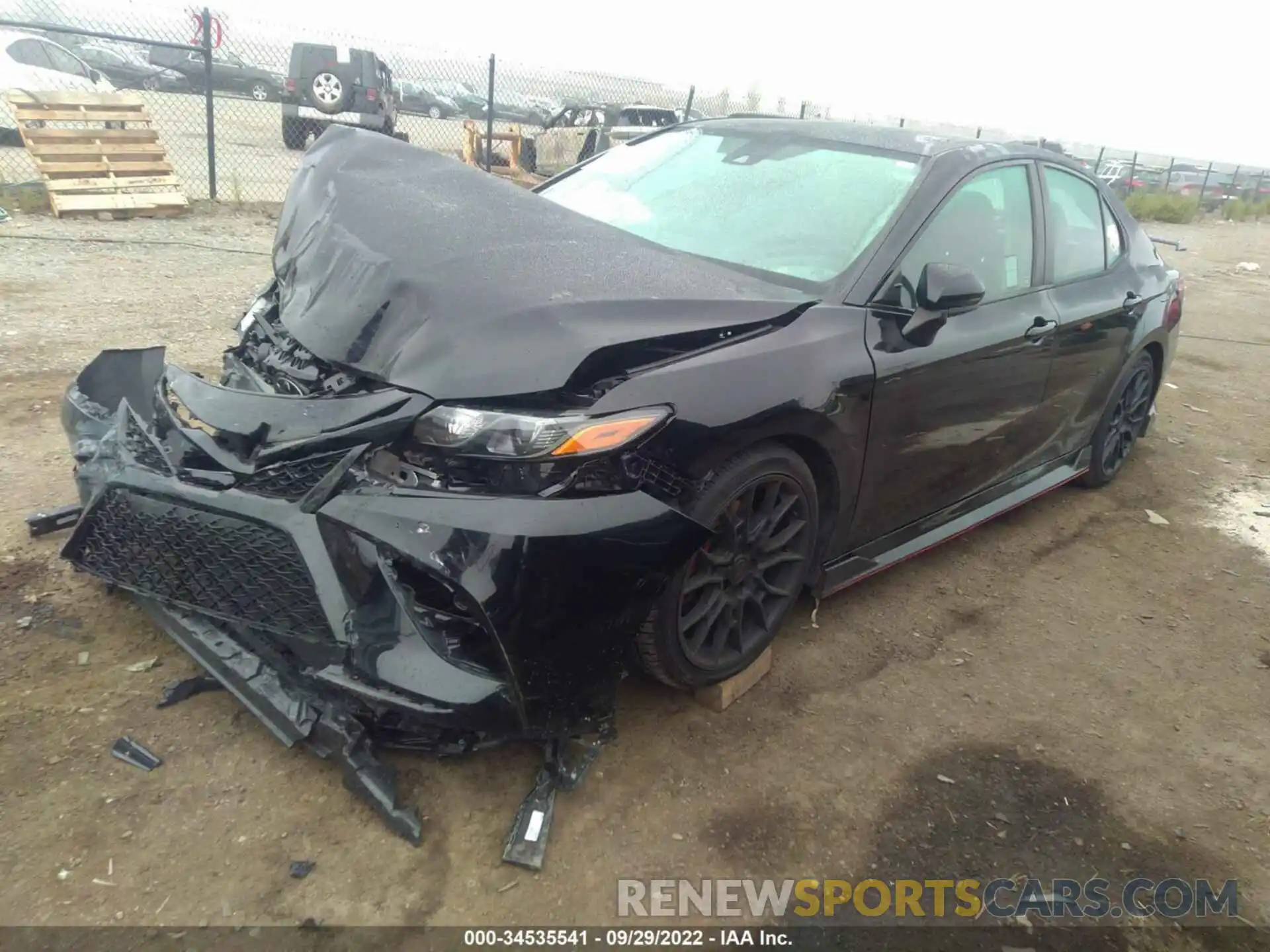 2 Photograph of a damaged car 4T1NZ1AKXLU038636 TOYOTA CAMRY 2020