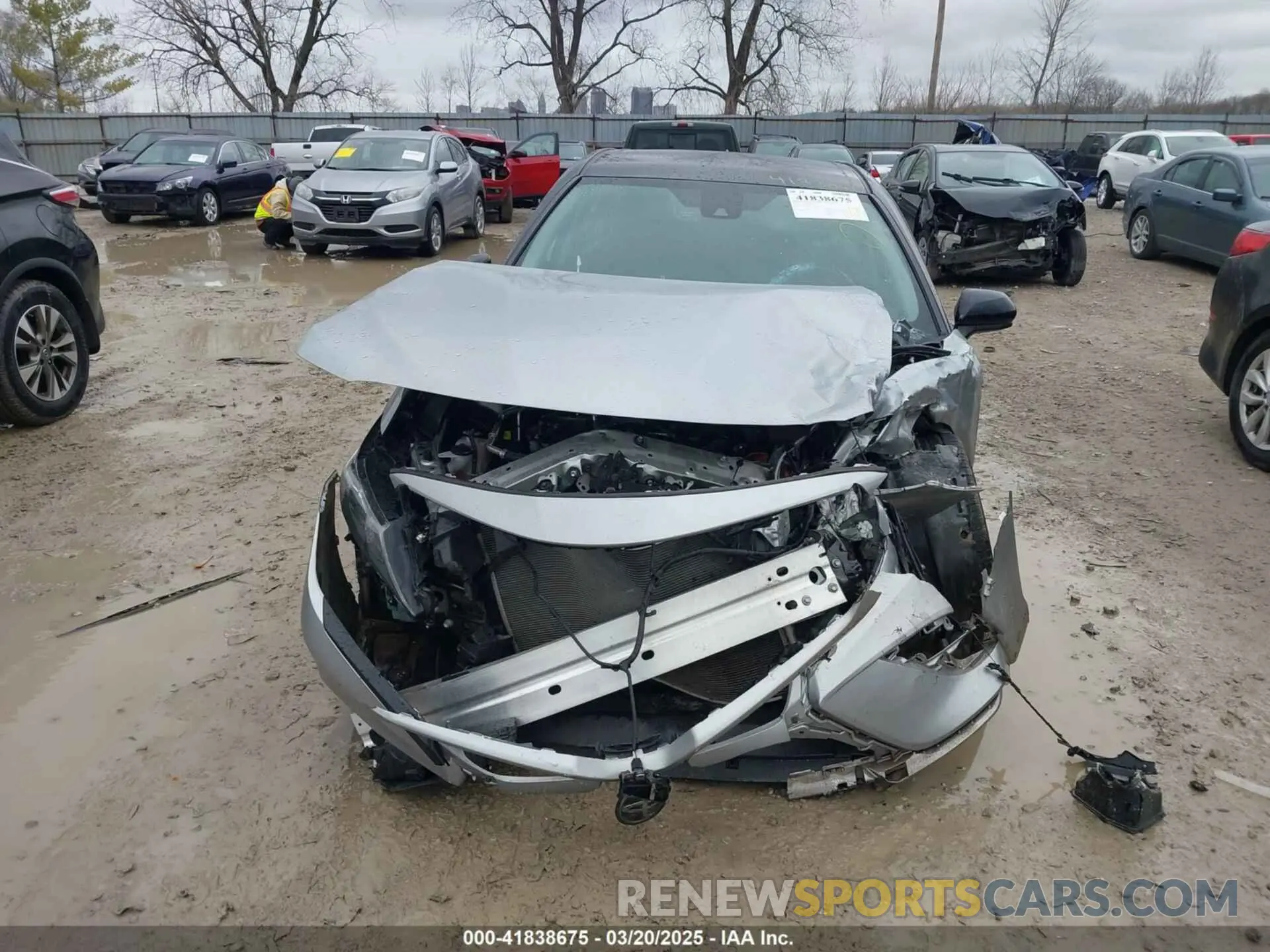 13 Photograph of a damaged car 4T1NZ1AKXLU043917 TOYOTA CAMRY 2020