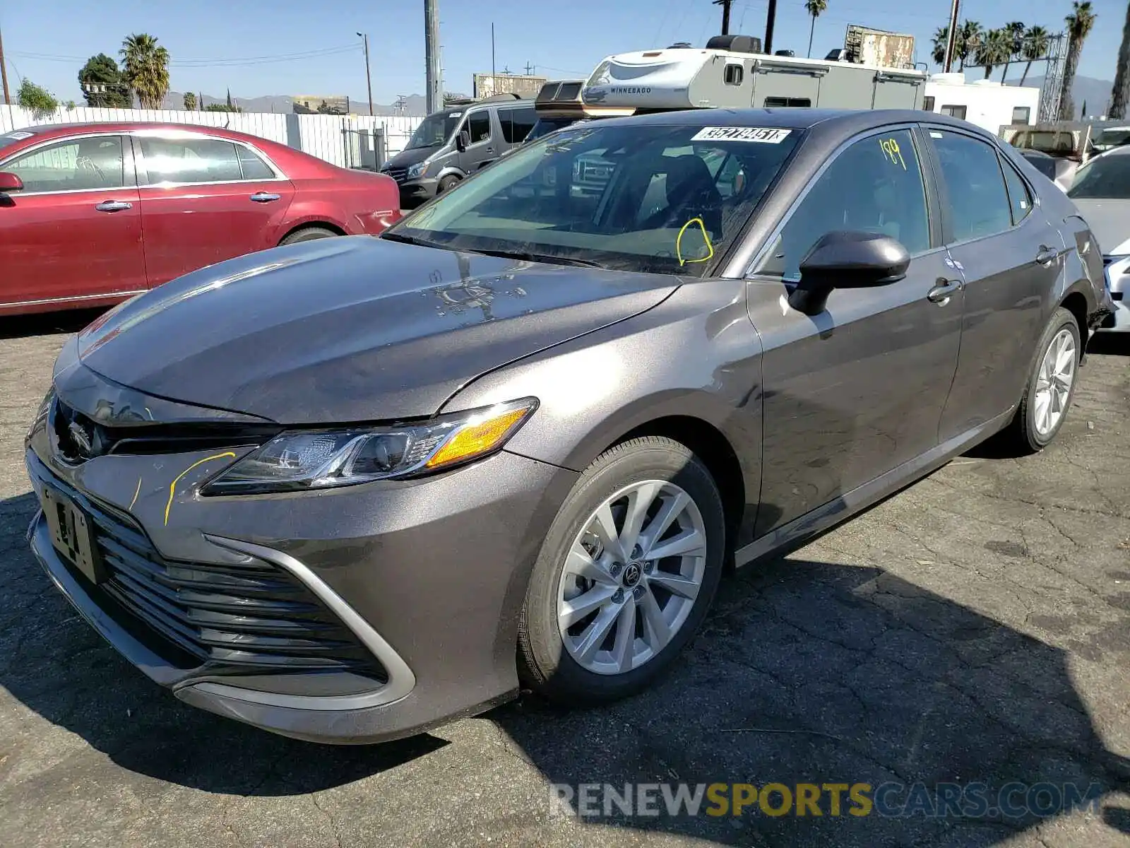 2 Photograph of a damaged car 4T1C11AK0MU428385 TOYOTA CAMRY 2021