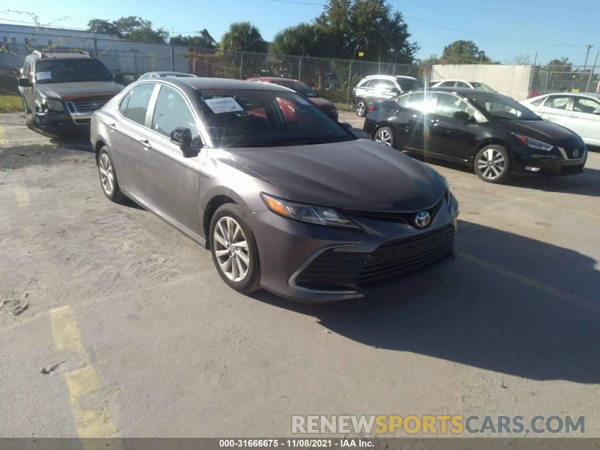 1 Photograph of a damaged car 4T1C11AK0MU438494 TOYOTA CAMRY 2021