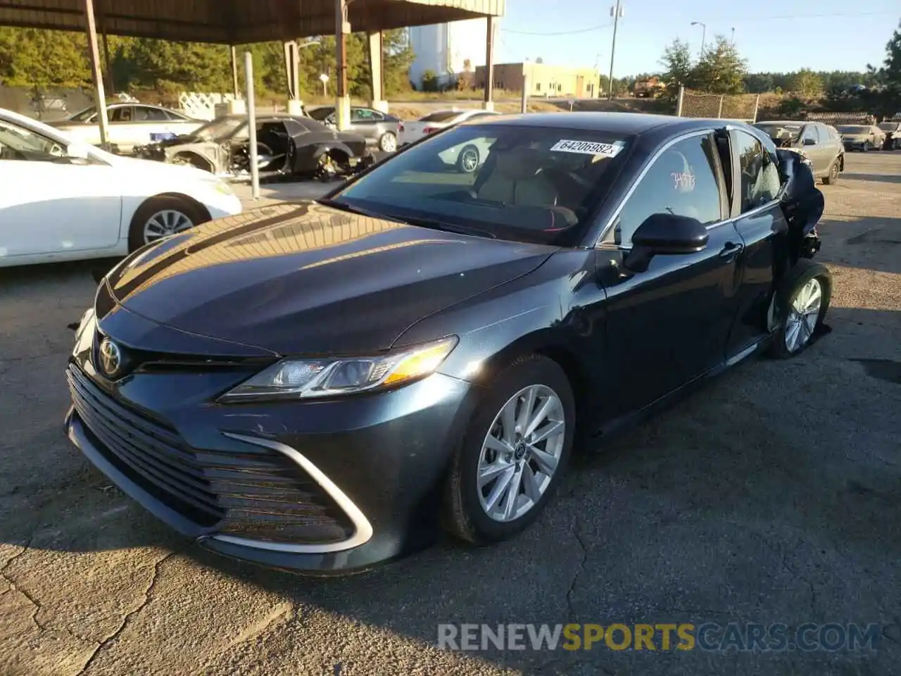 2 Photograph of a damaged car 4T1C11AK0MU556285 TOYOTA CAMRY 2021