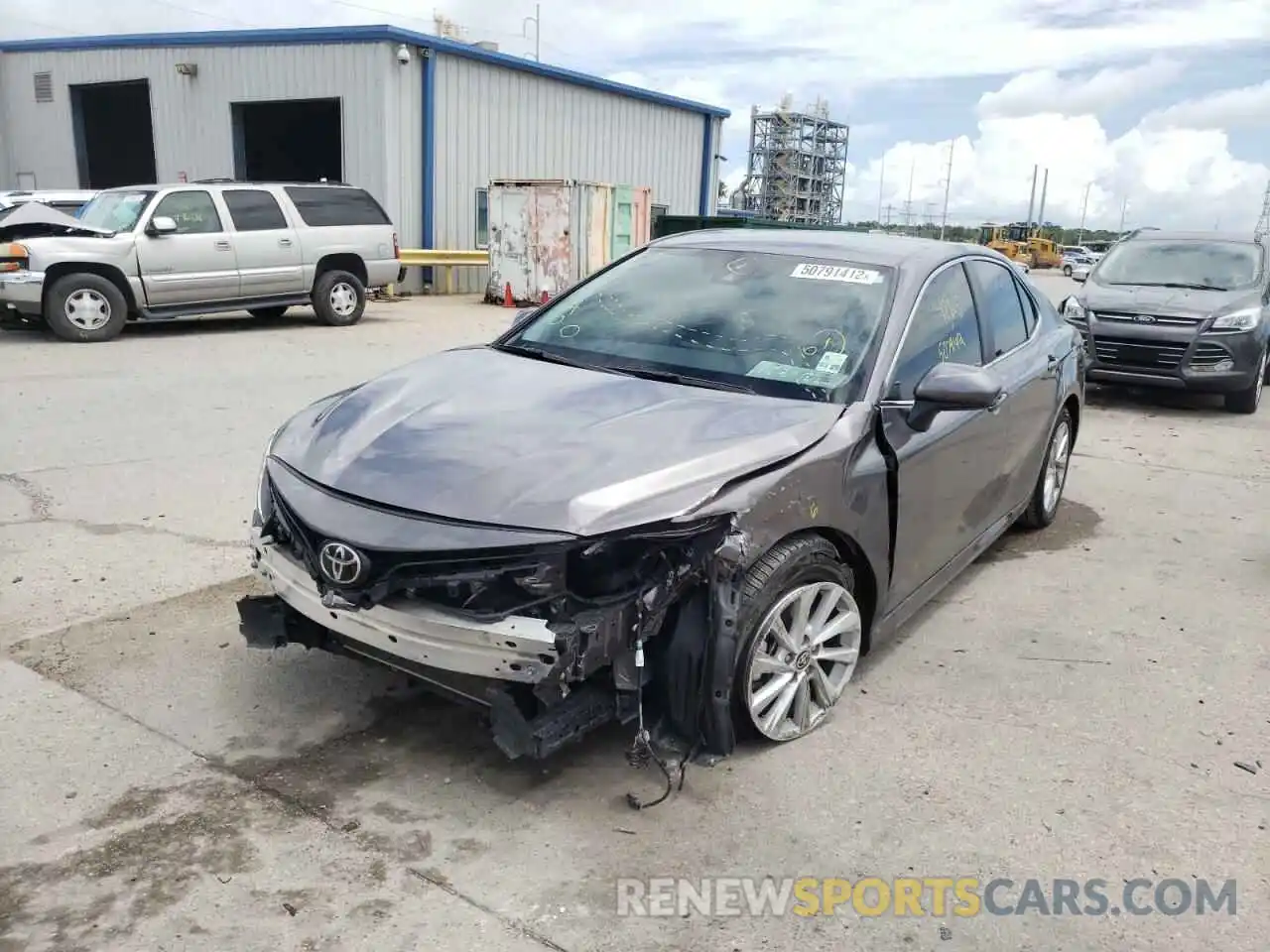 2 Photograph of a damaged car 4T1C11AK0MU580375 TOYOTA CAMRY 2021