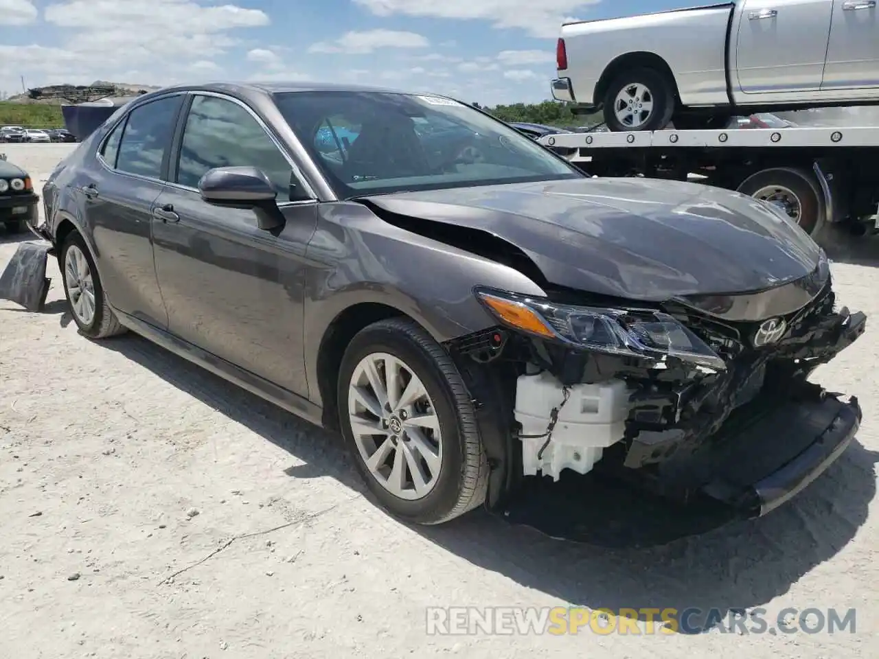 1 Photograph of a damaged car 4T1C11AK0MU584426 TOYOTA CAMRY 2021