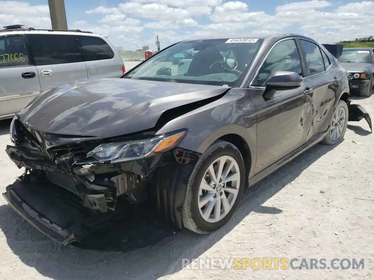 2 Photograph of a damaged car 4T1C11AK0MU584426 TOYOTA CAMRY 2021