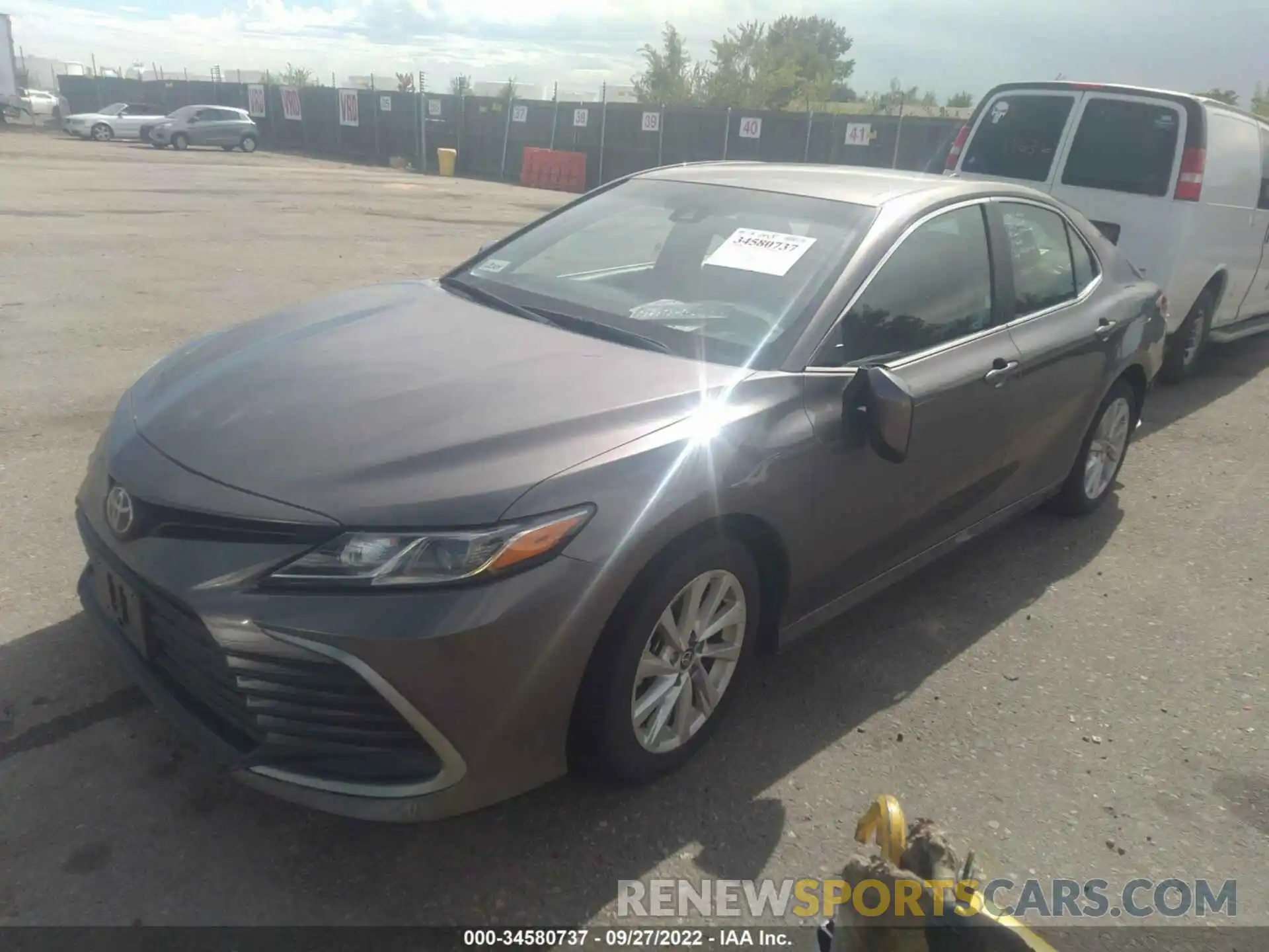 2 Photograph of a damaged car 4T1C11AK0MU586208 TOYOTA CAMRY 2021