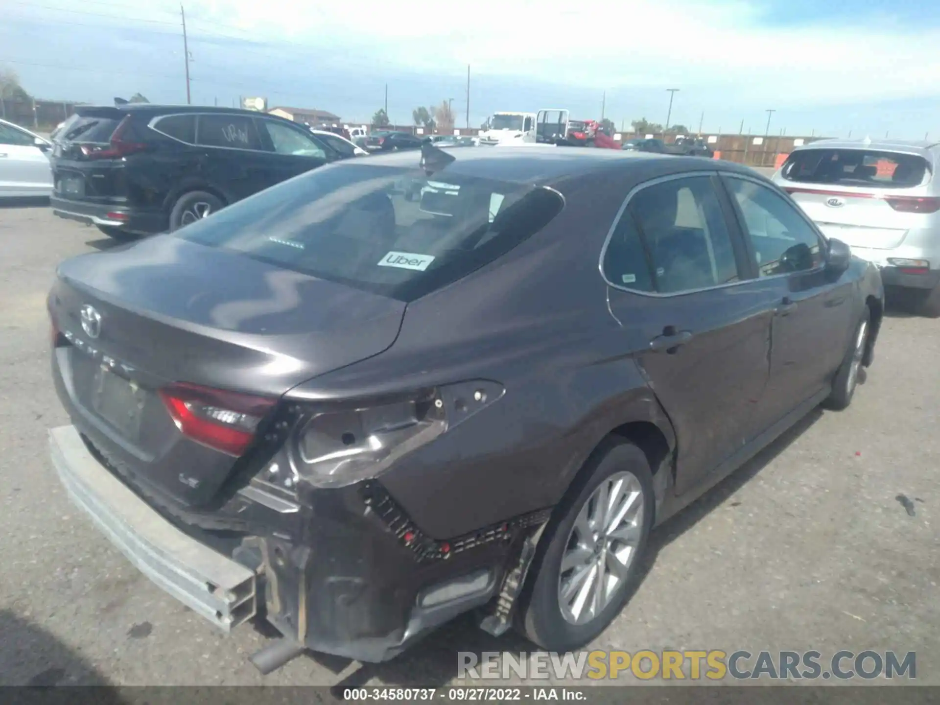 4 Photograph of a damaged car 4T1C11AK0MU586208 TOYOTA CAMRY 2021