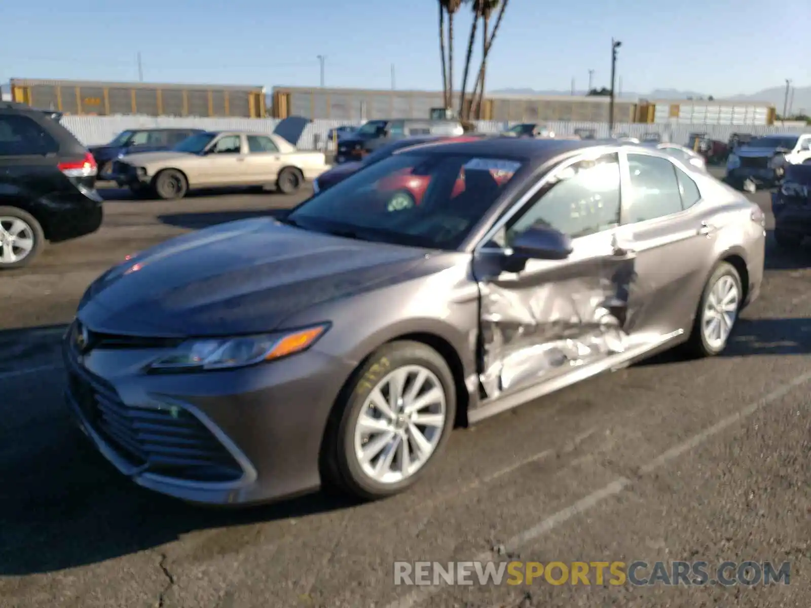 2 Photograph of a damaged car 4T1C11AK0MU603850 TOYOTA CAMRY 2021