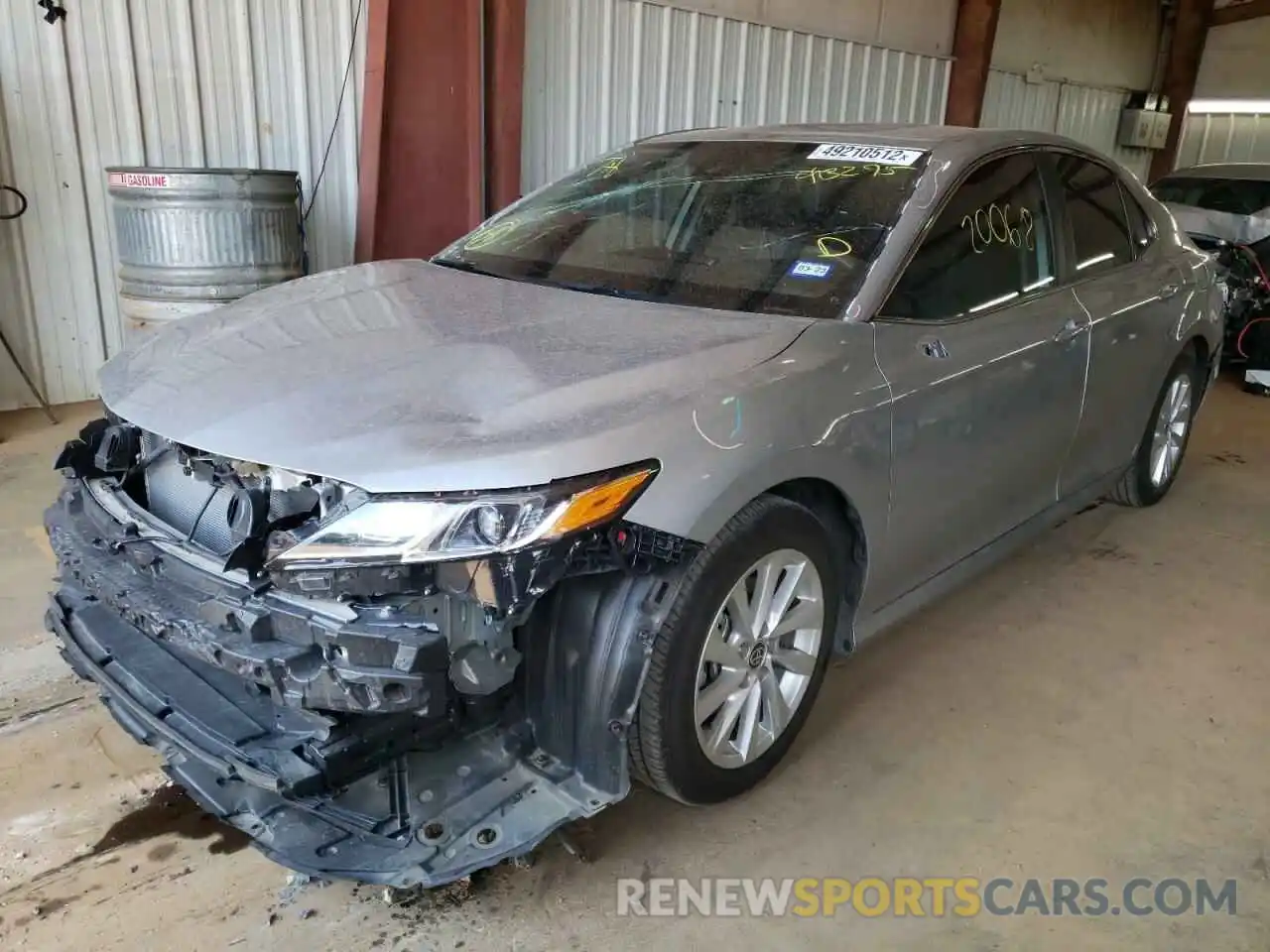 2 Photograph of a damaged car 4T1C11AK1MU413295 TOYOTA CAMRY 2021