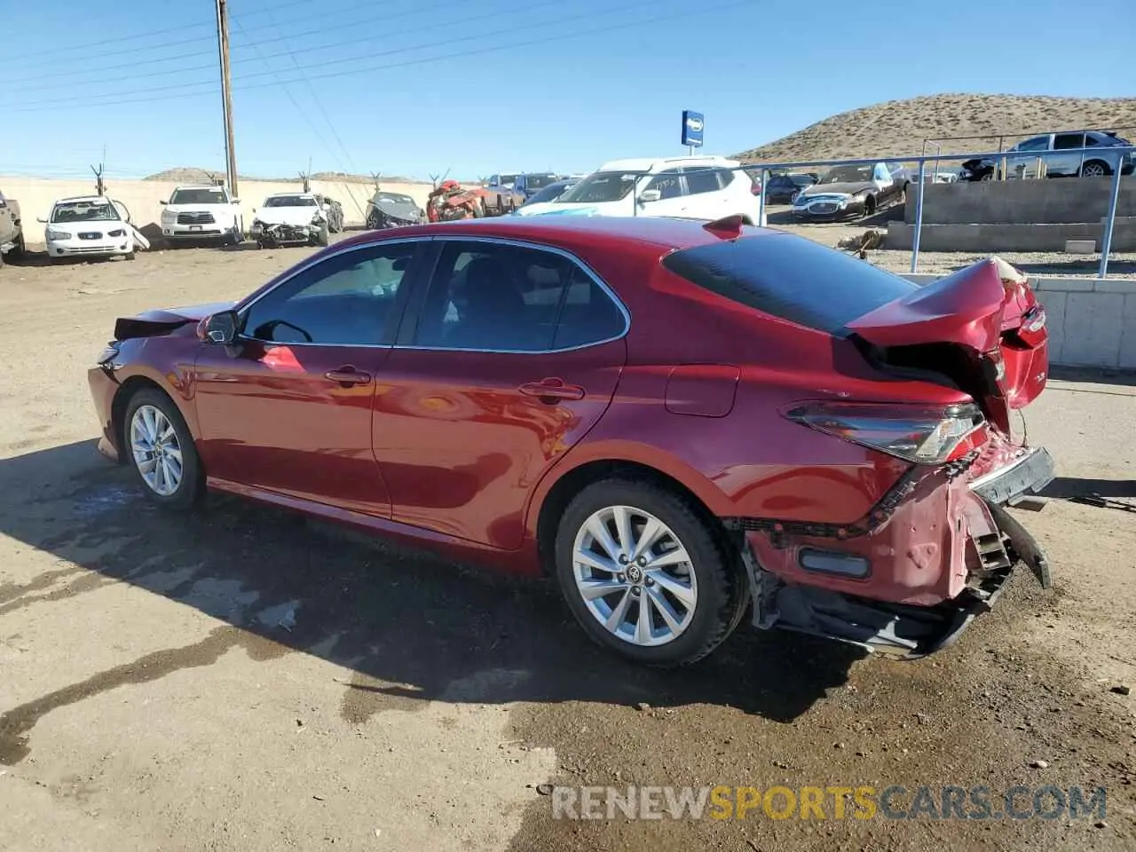 2 Photograph of a damaged car 4T1C11AK1MU447110 TOYOTA CAMRY 2021