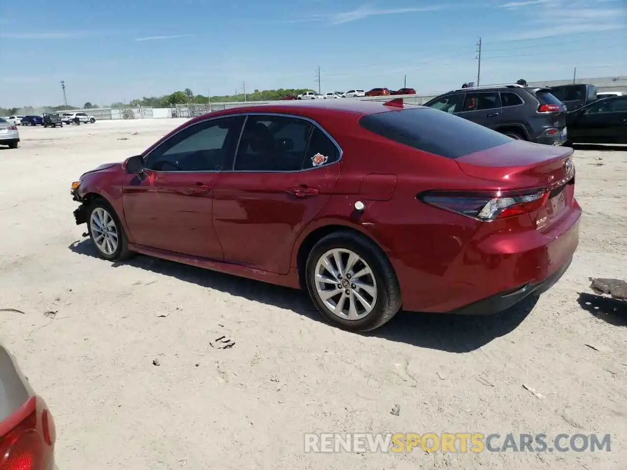 2 Photograph of a damaged car 4T1C11AK1MU450833 TOYOTA CAMRY 2021